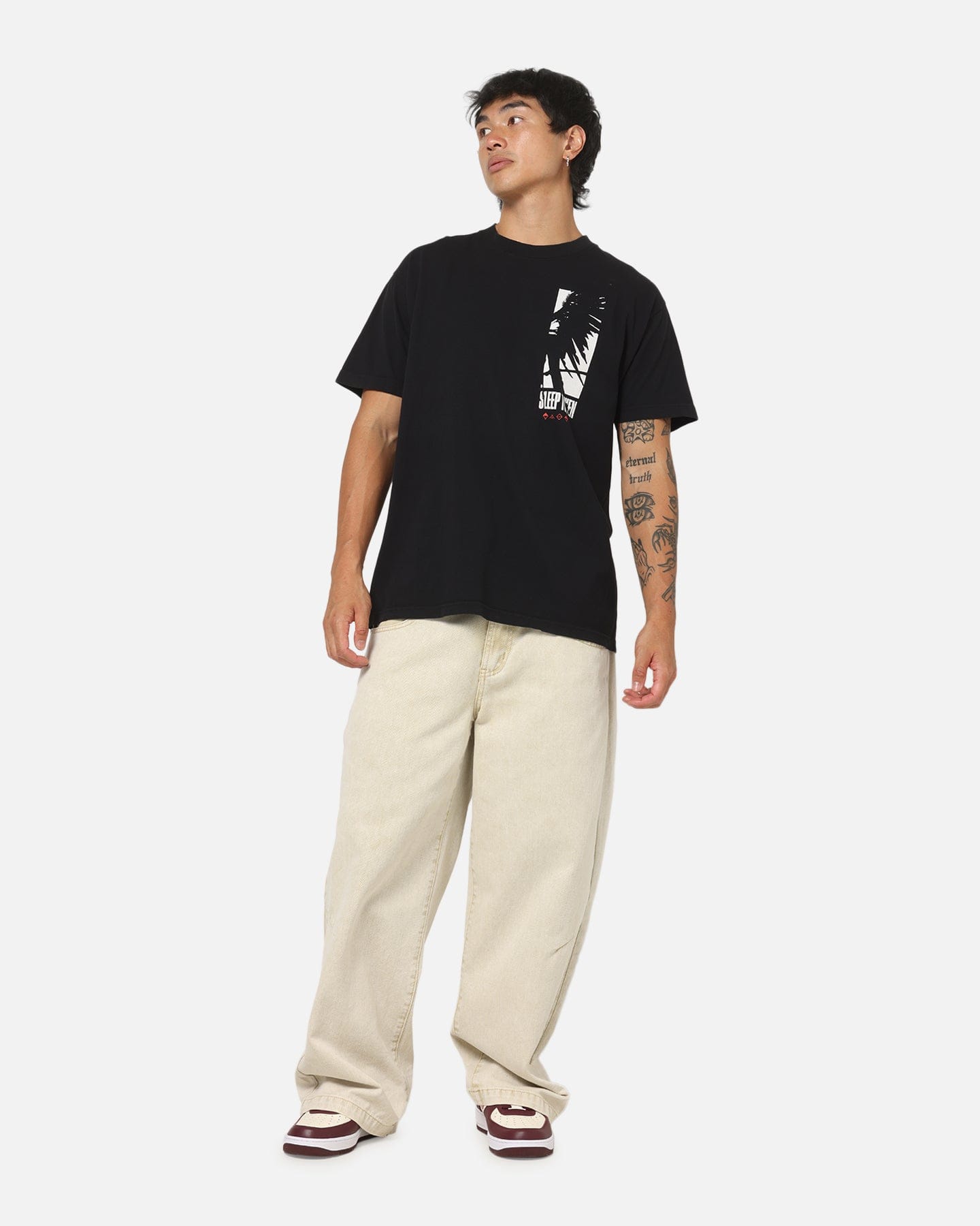 Sleep Token Eden Wings T - Shirt True Black