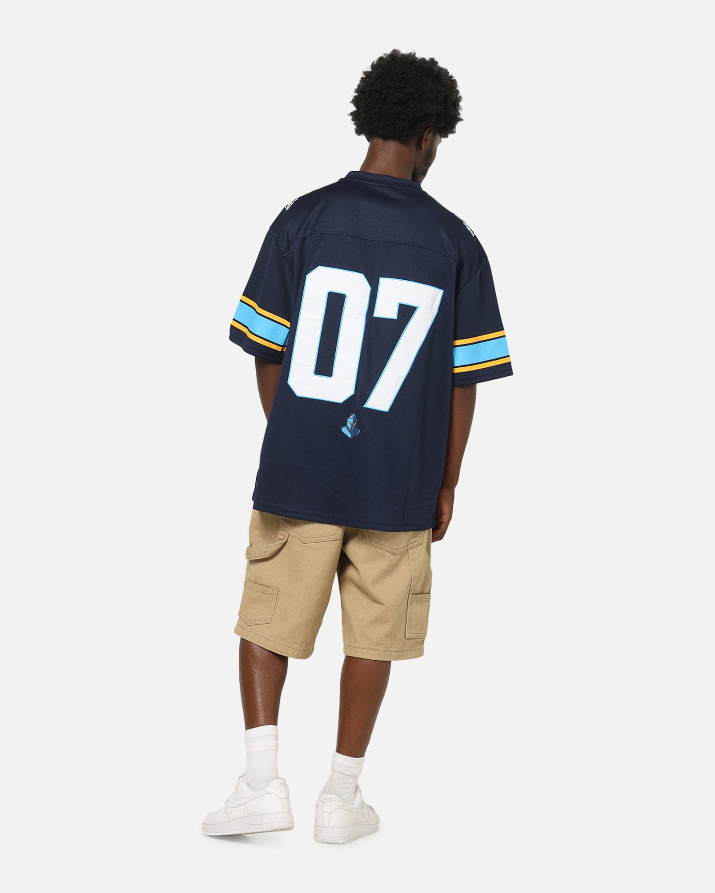 Bleacher Athletic Gold Coast Titans NRL Gridiron Mesh Jersey Official Team Color