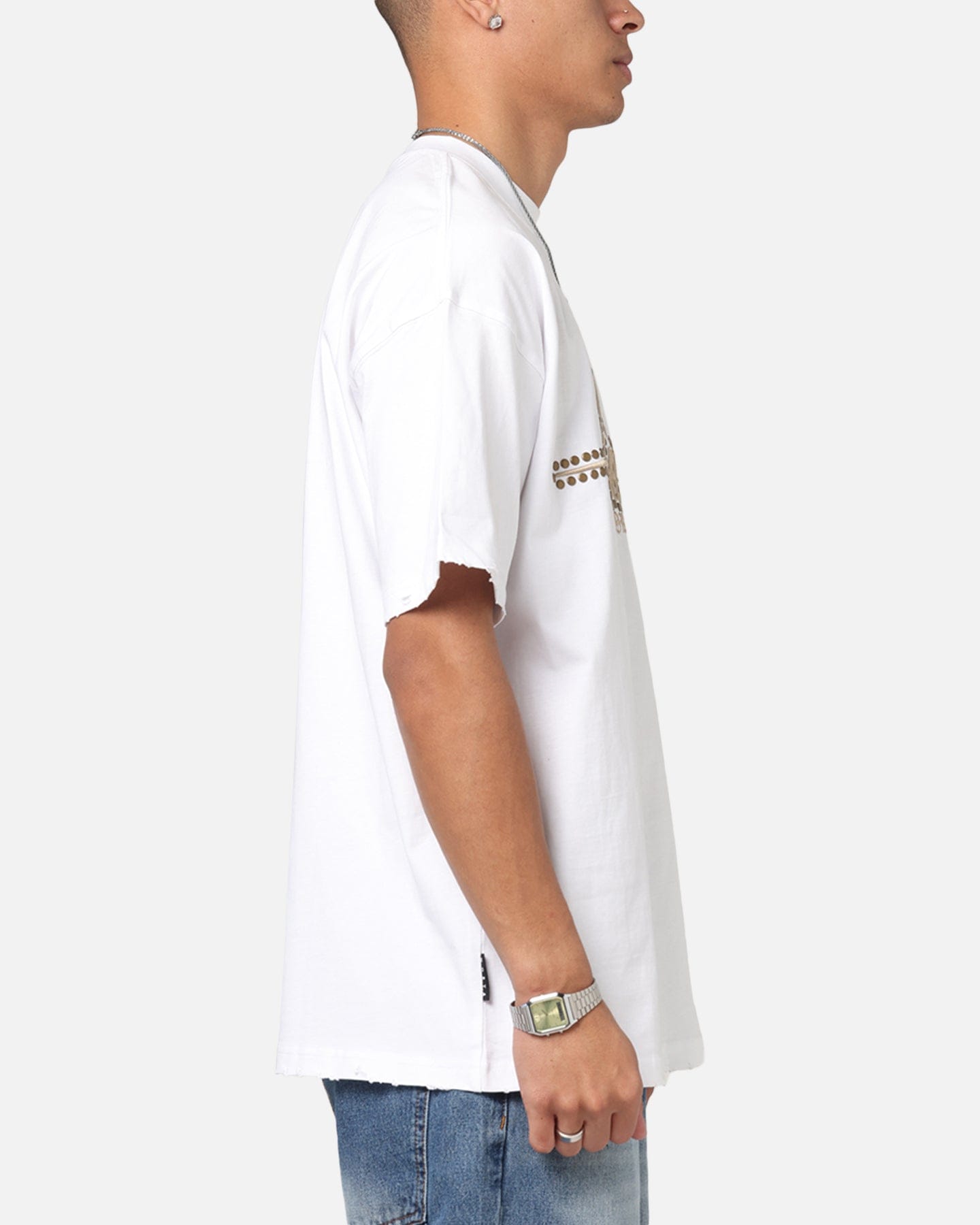 Saint Morta Rodeo Drive Boxy T - Shirt White/Brown