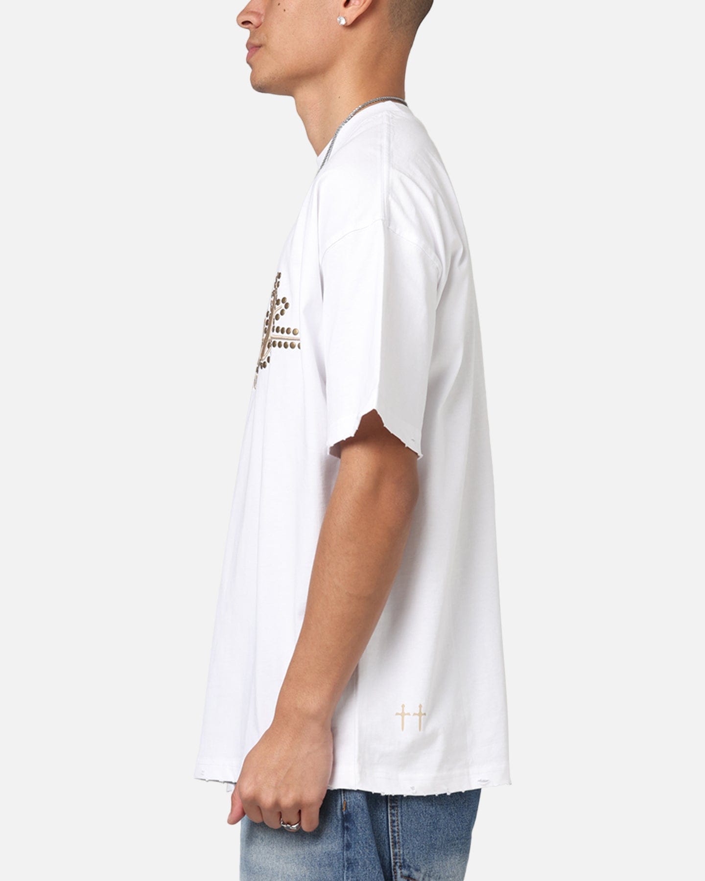 Saint Morta Rodeo Drive Boxy T - Shirt White/Brown