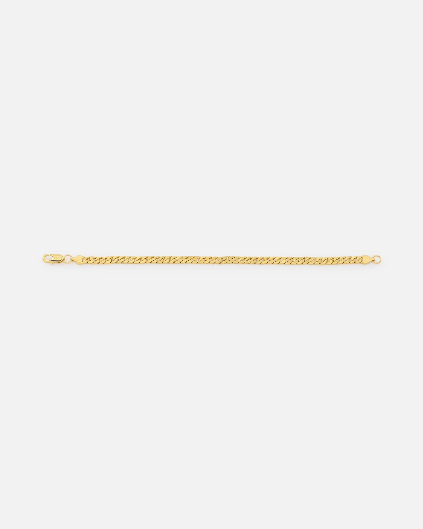 Saint Morta Flat Faced Curb Bracelet Gold