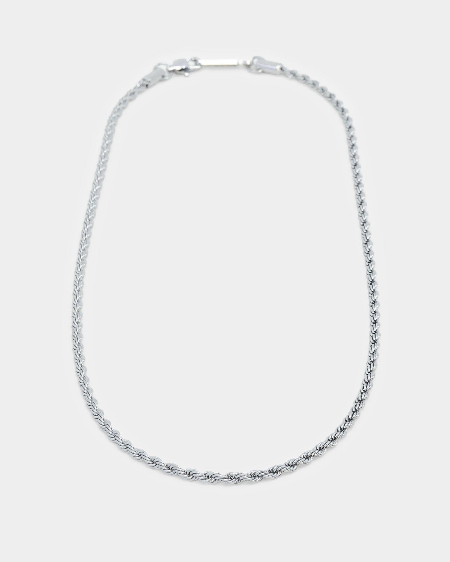 Saint Morta 4 mm Rope Chain White Gold