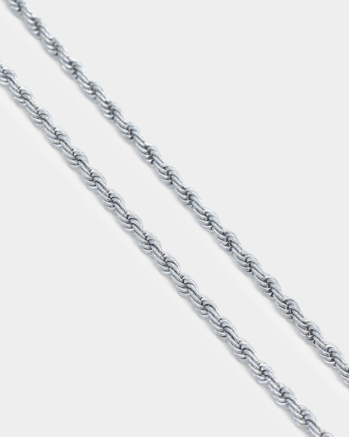 Saint Morta 4 mm Rope Chain White Gold