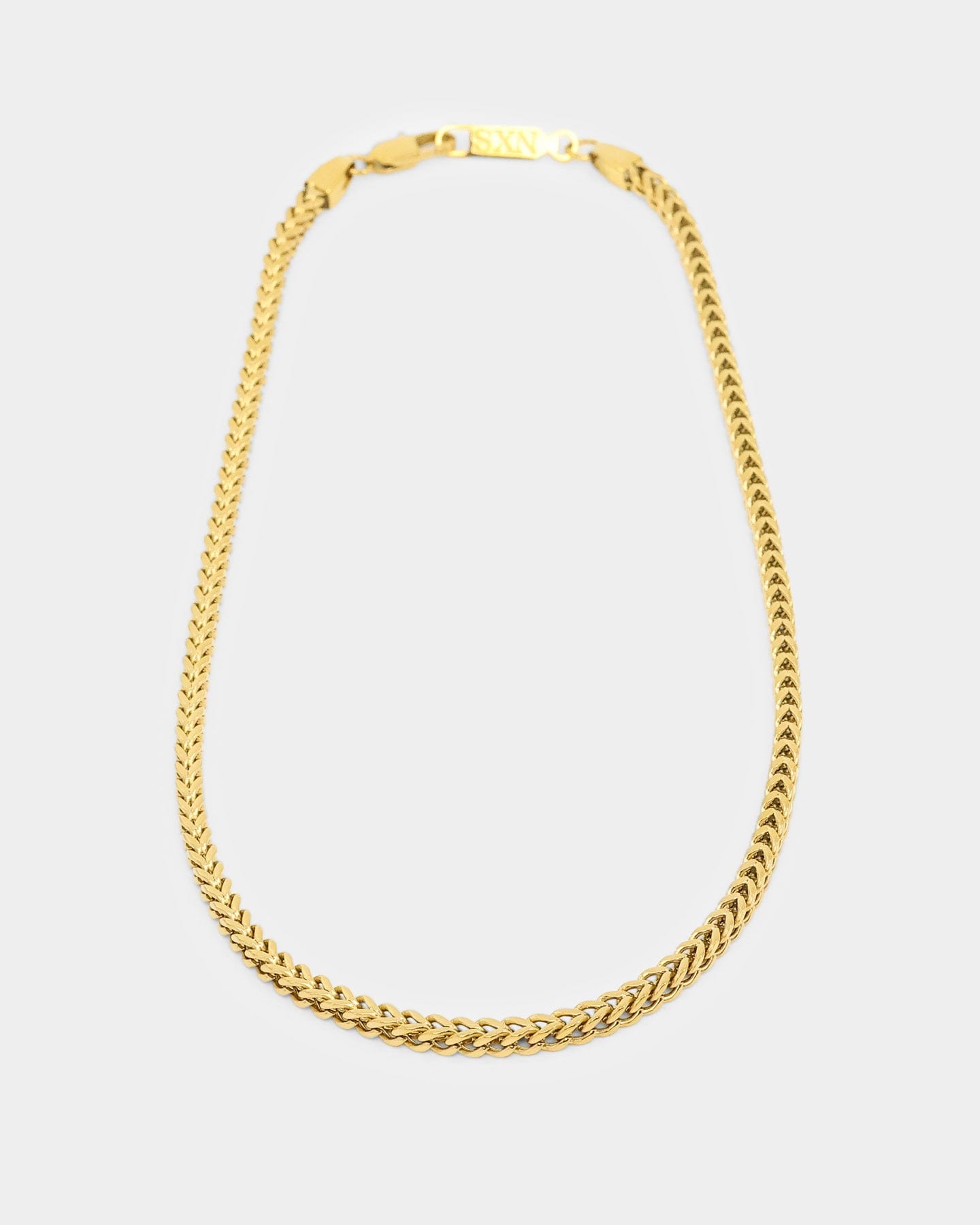Saint Morta 4 mm Franco Chain Gold