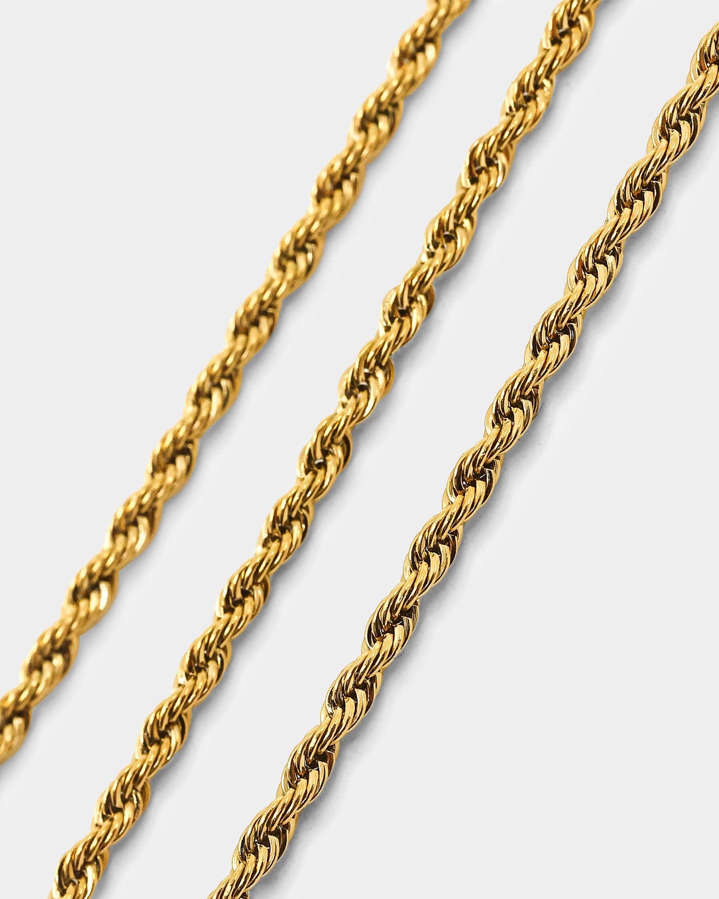 Saint Morta 2 mm Rope Chain Gold