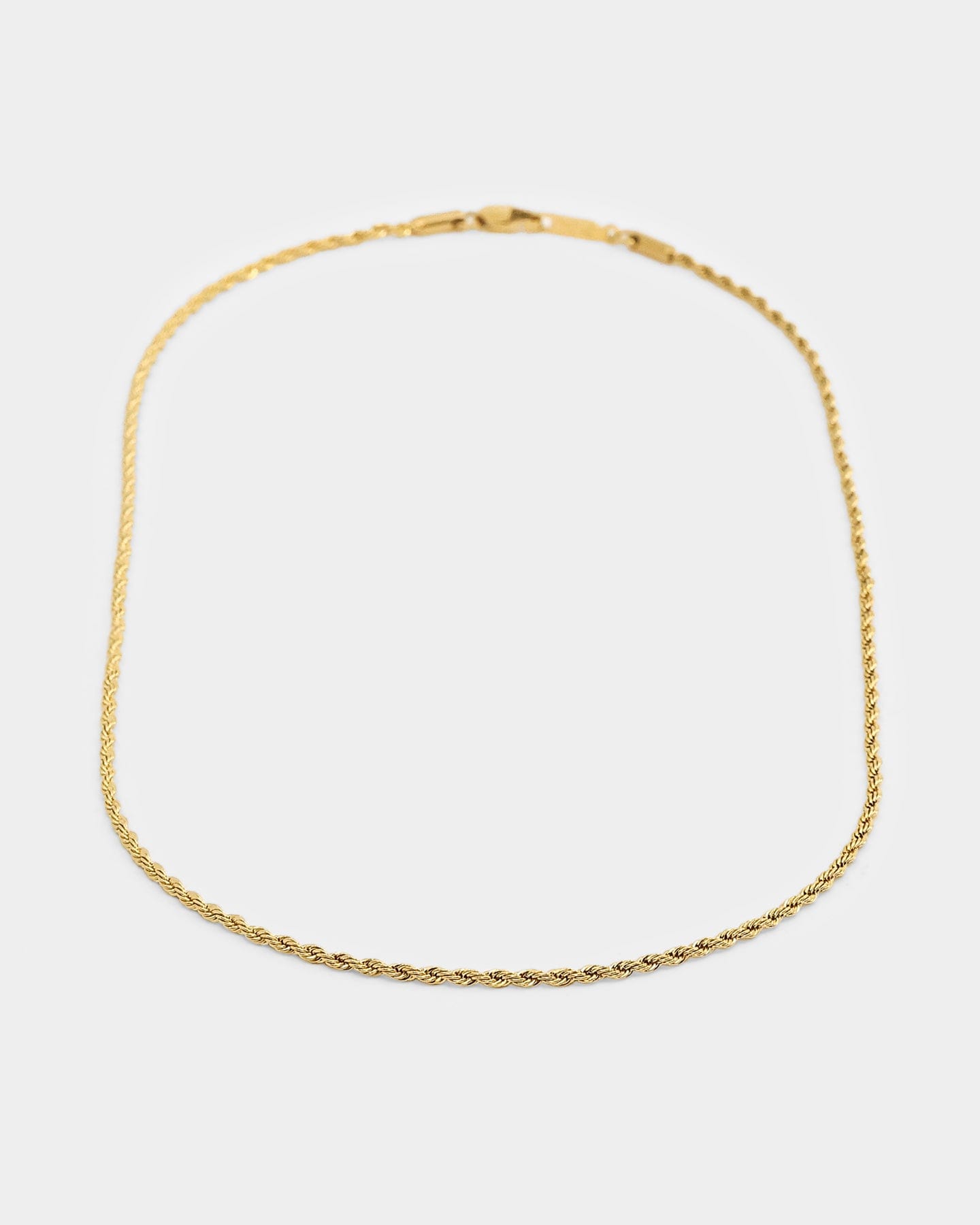 Saint Morta 2 mm Rope Chain Gold