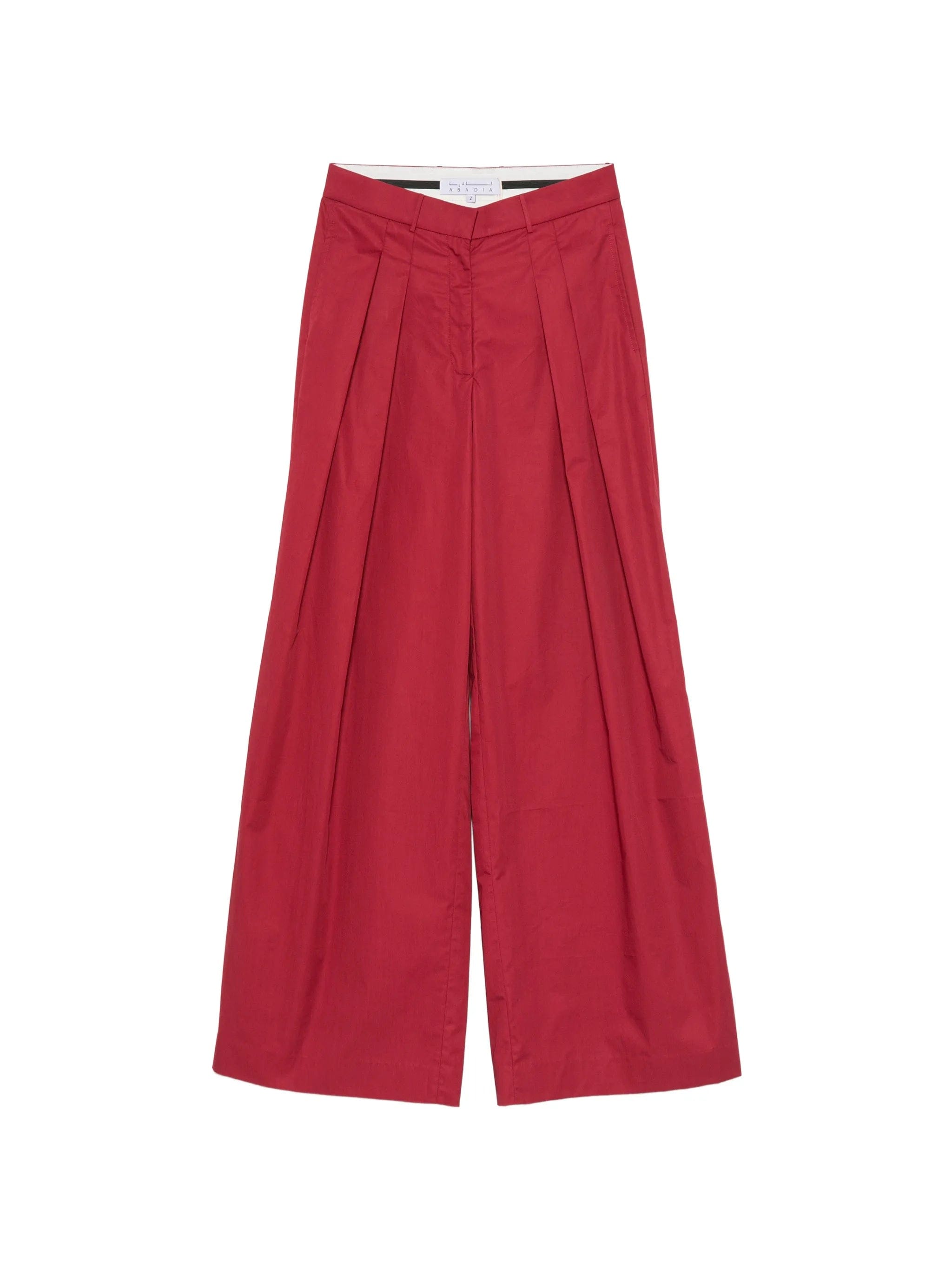 Abadia double - pleat trousers