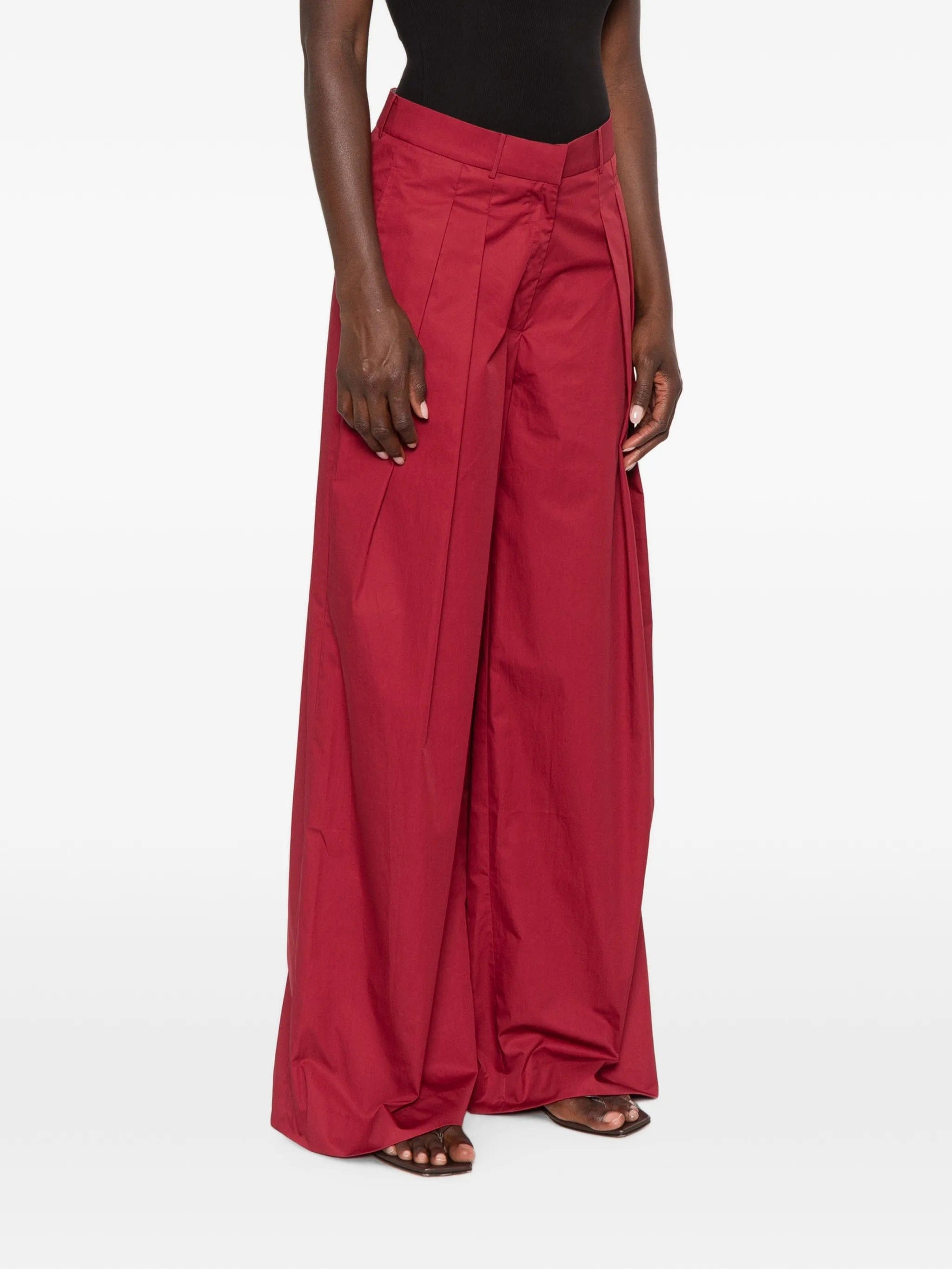 Abadia double - pleat trousers