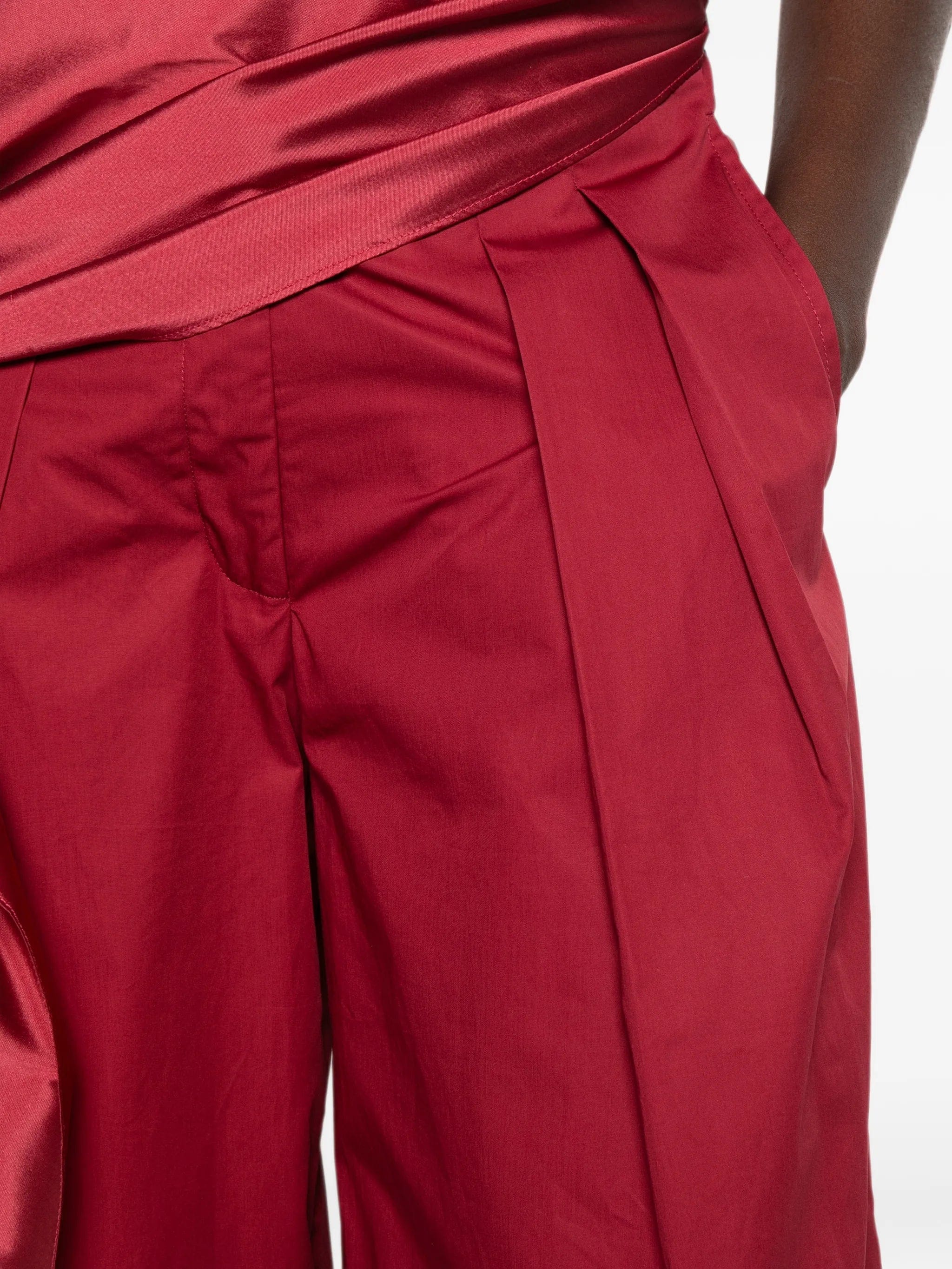 Abadia double - pleat trousers