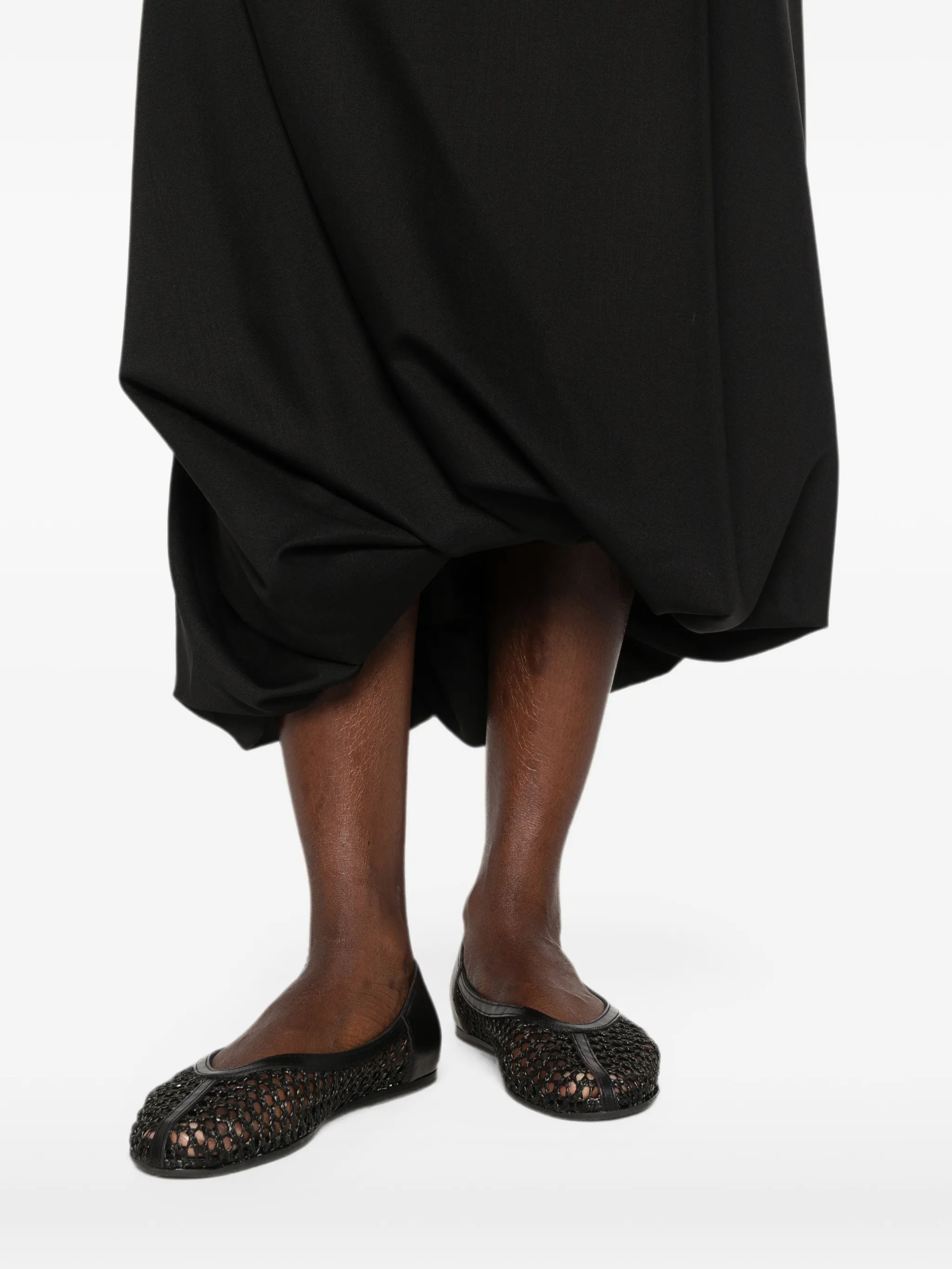 Róhe twisted skirt