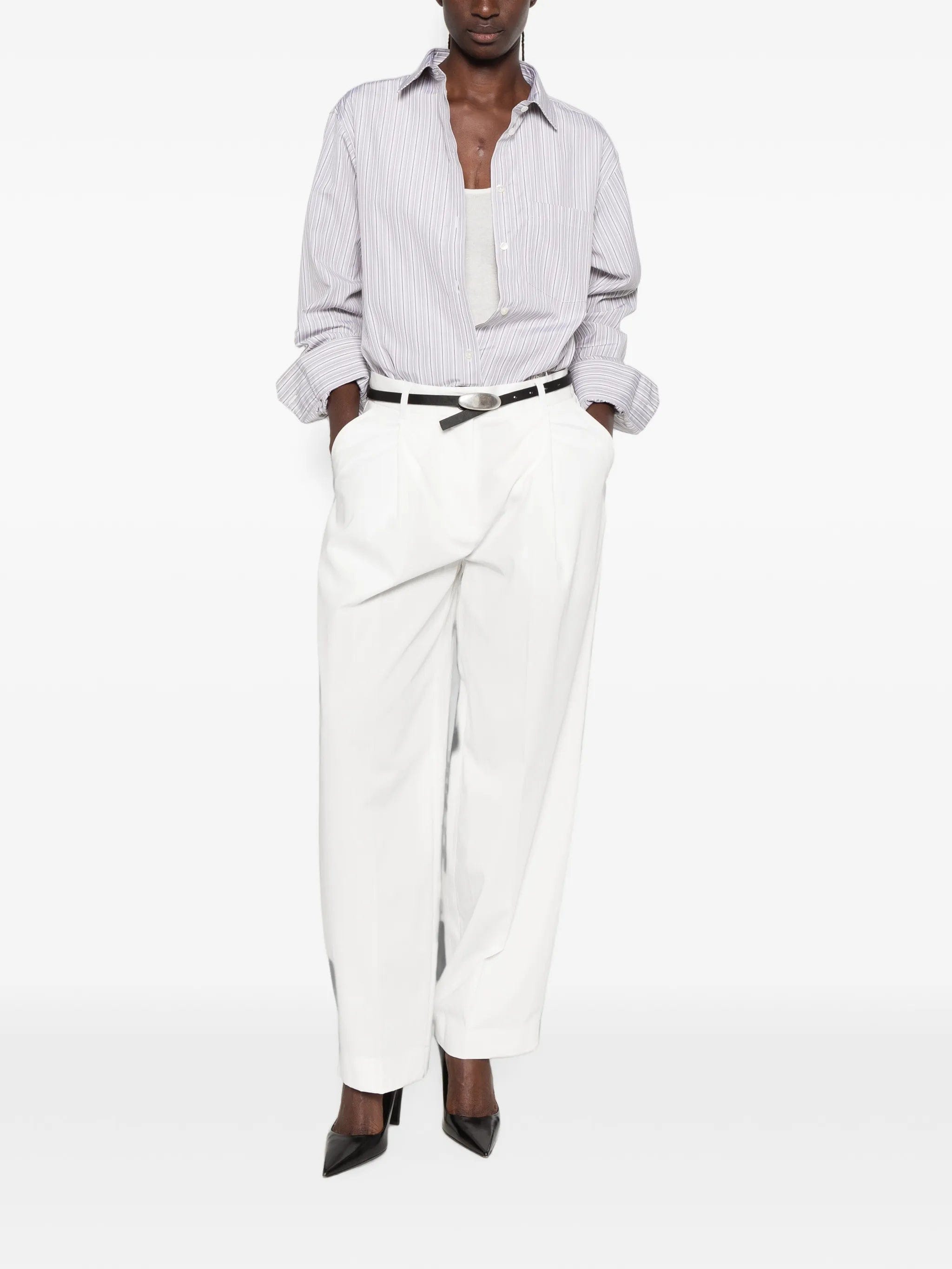 Róhe striped cotton shirt