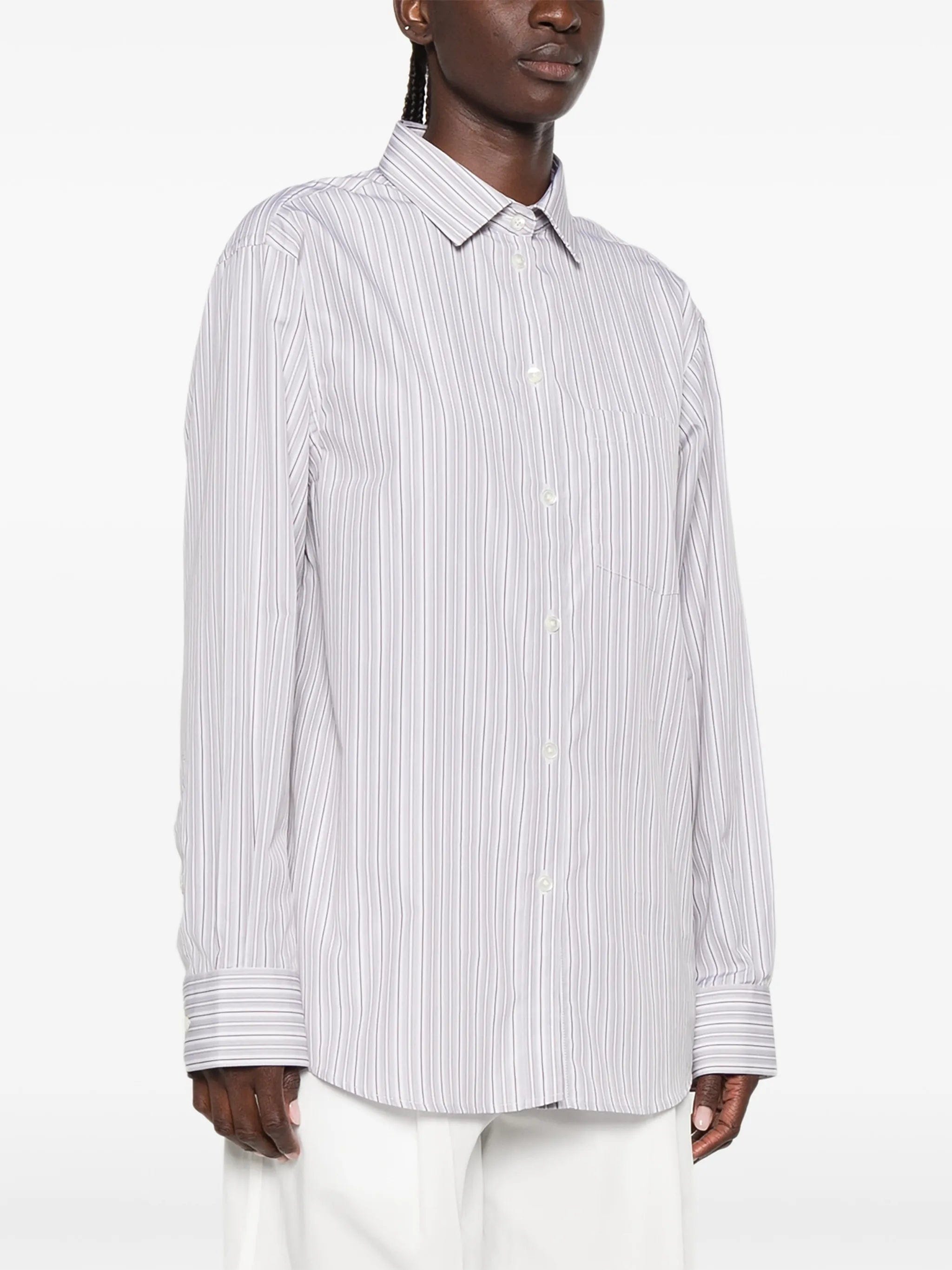 Róhe striped cotton shirt