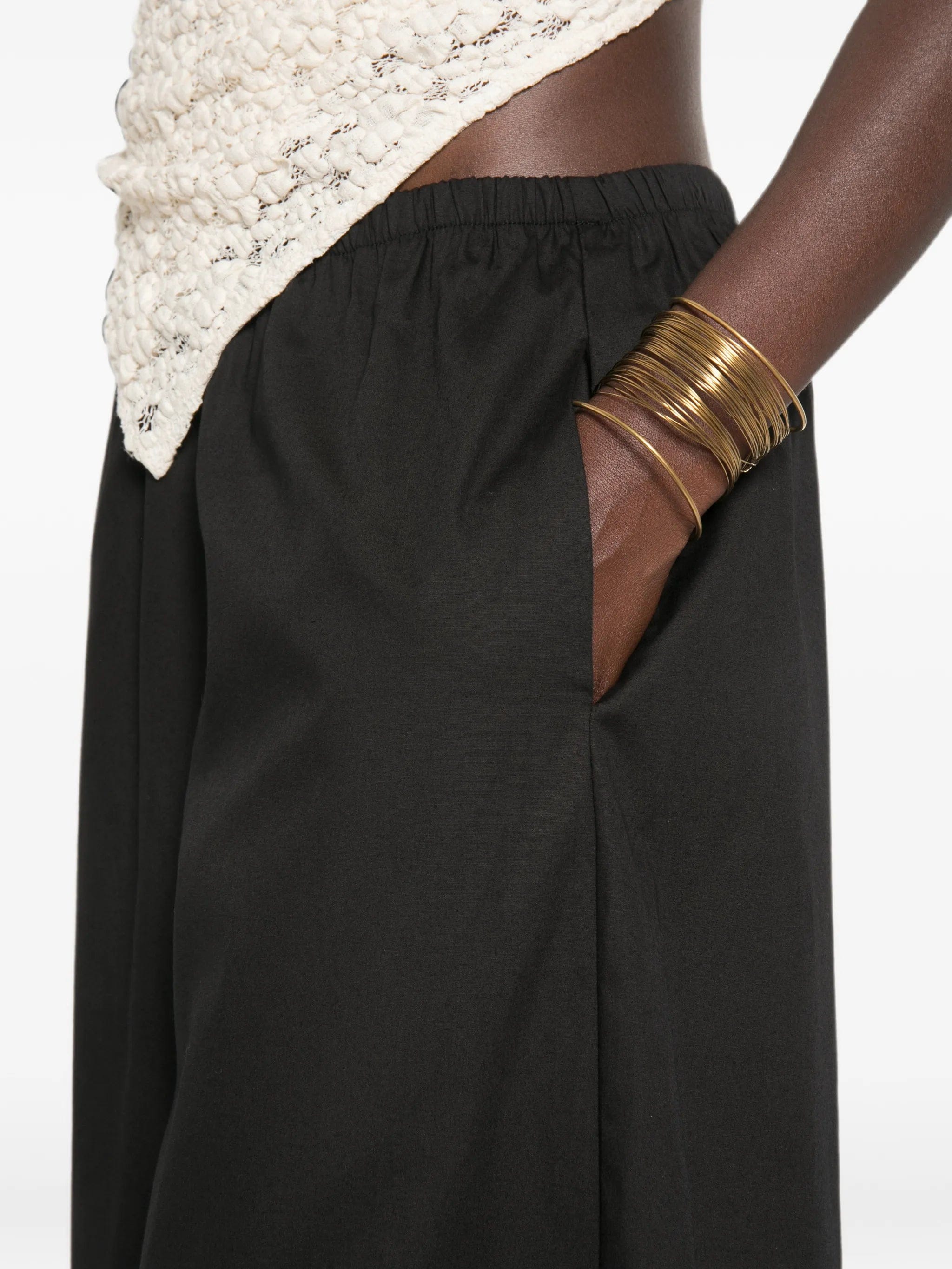 Enza Costa elasticated - waist palazzo pants