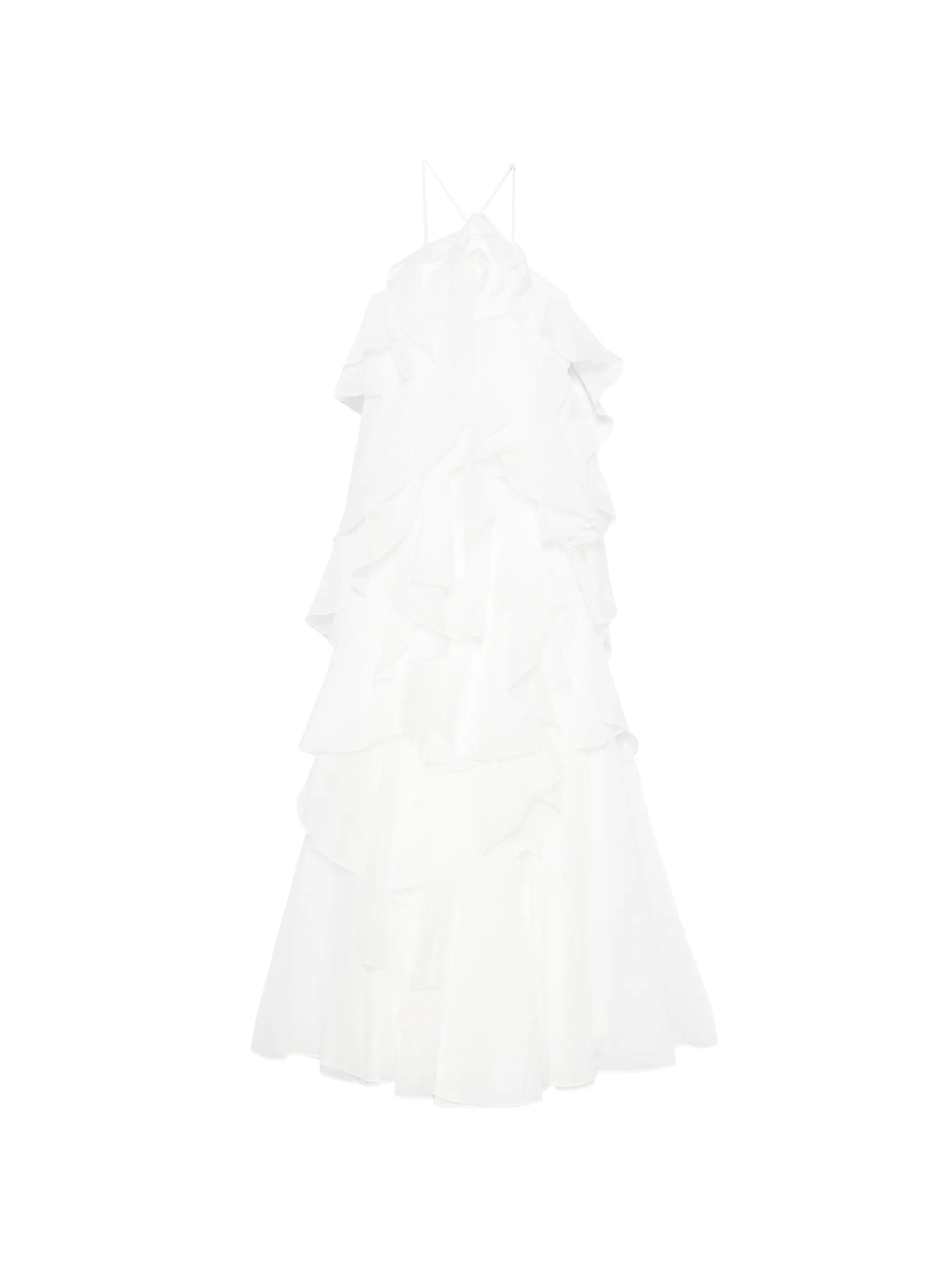 Aje Pandorea layered ruffled maxi dress