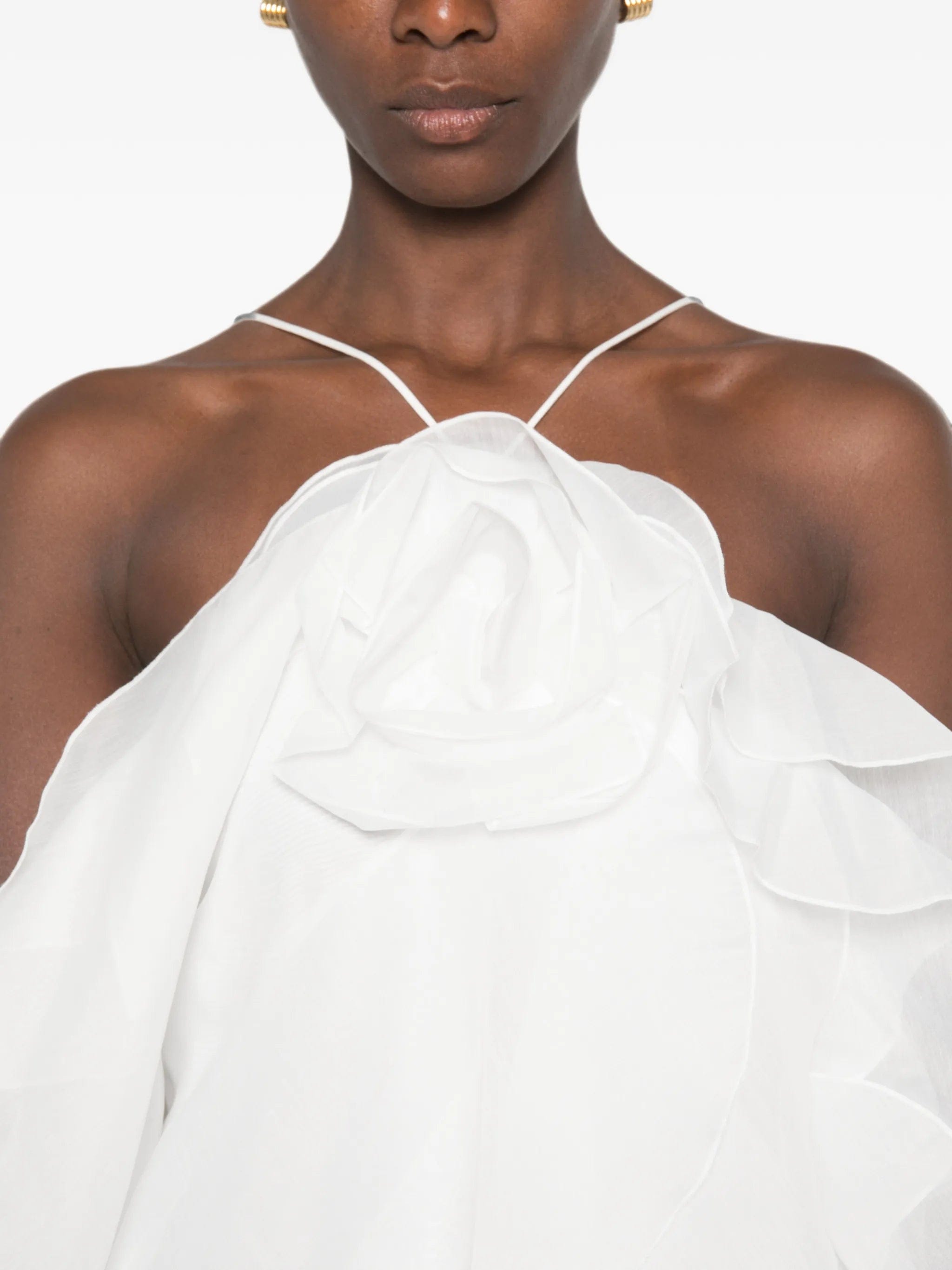 Aje Pandorea layered ruffled maxi dress