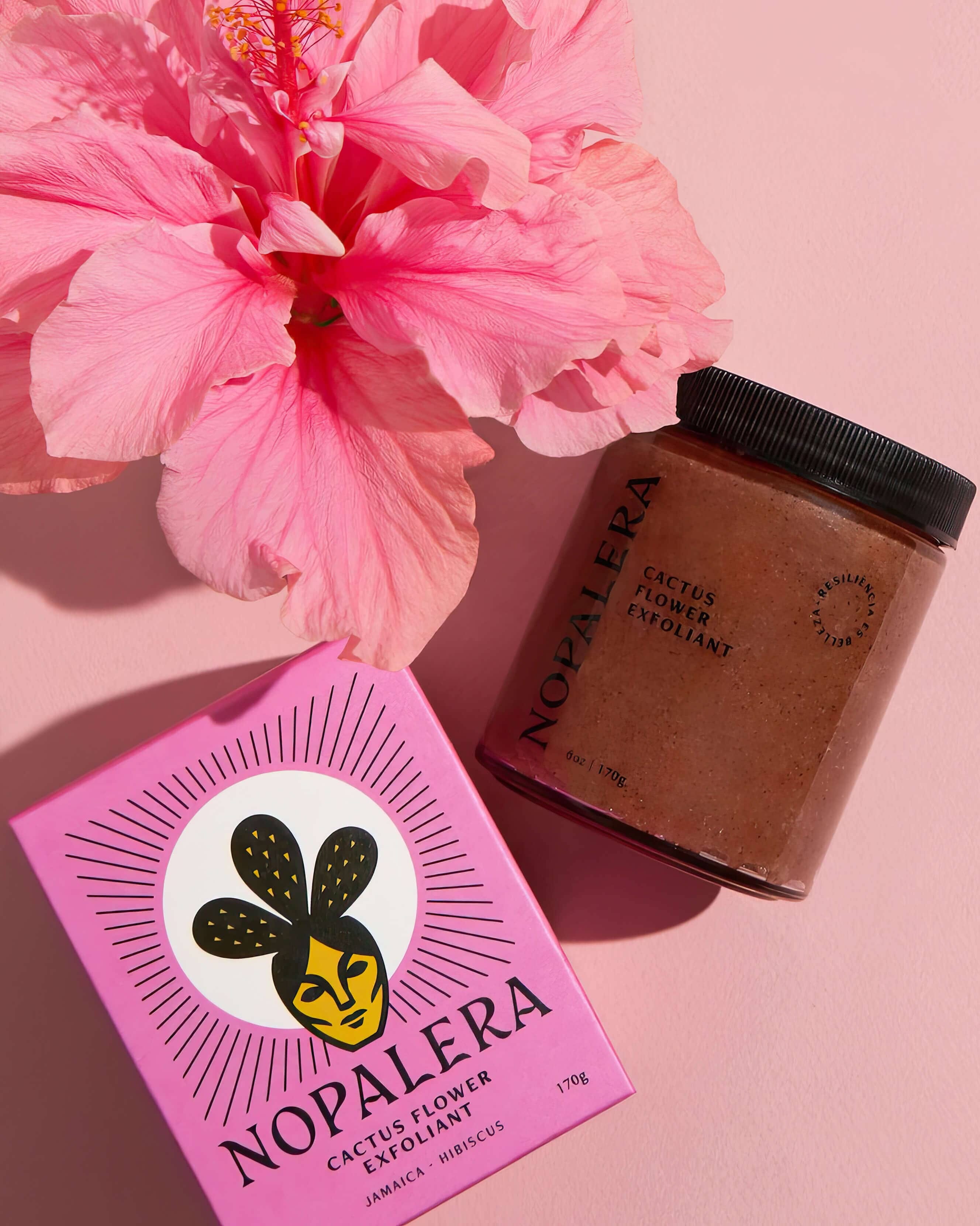 Nopalera Cactus Flower Exfoliant - Hibiscus
