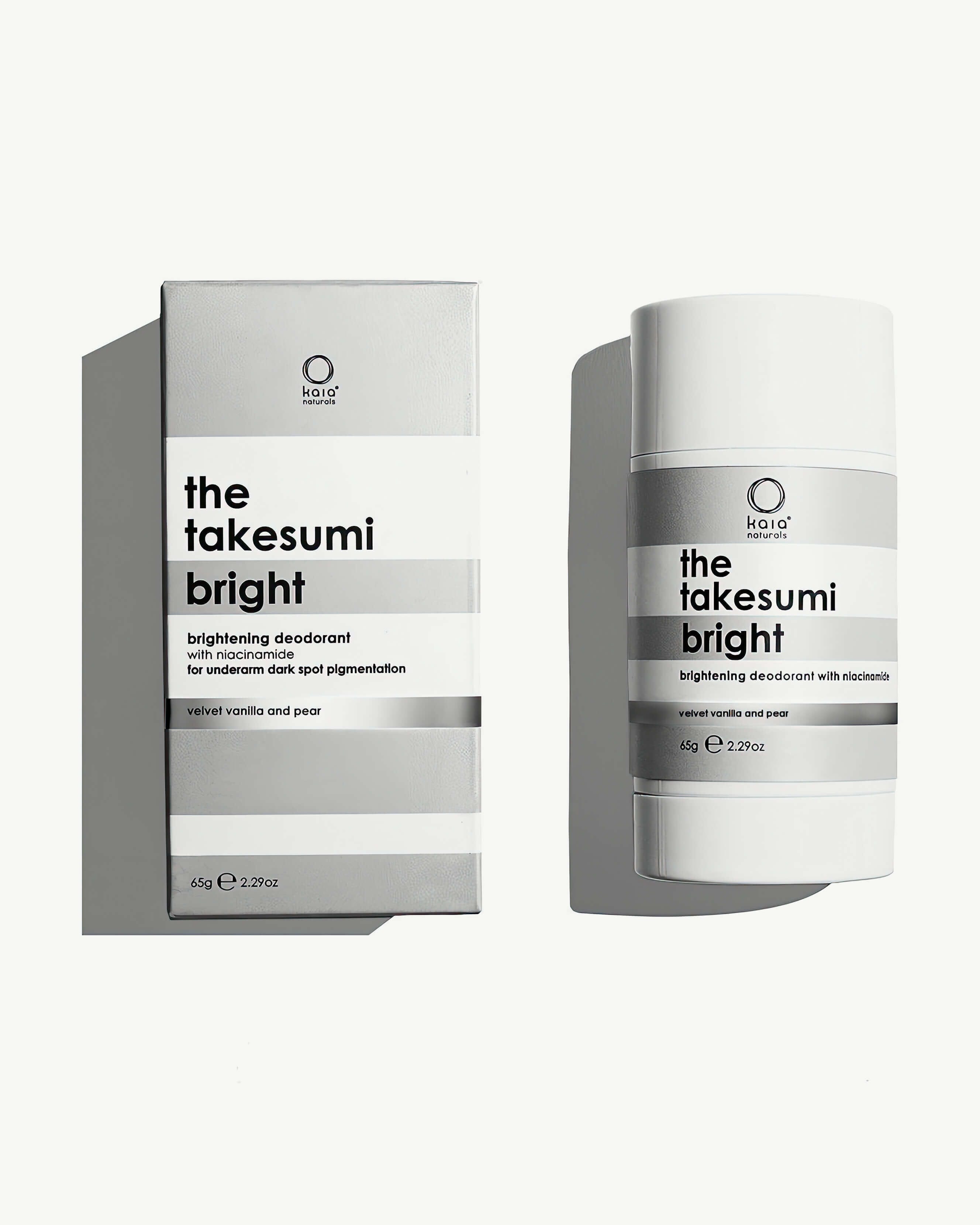 Kaia Naturals Brightening Deodorant + Body Balm with Niacinamide Velvet Vanilla and Pear