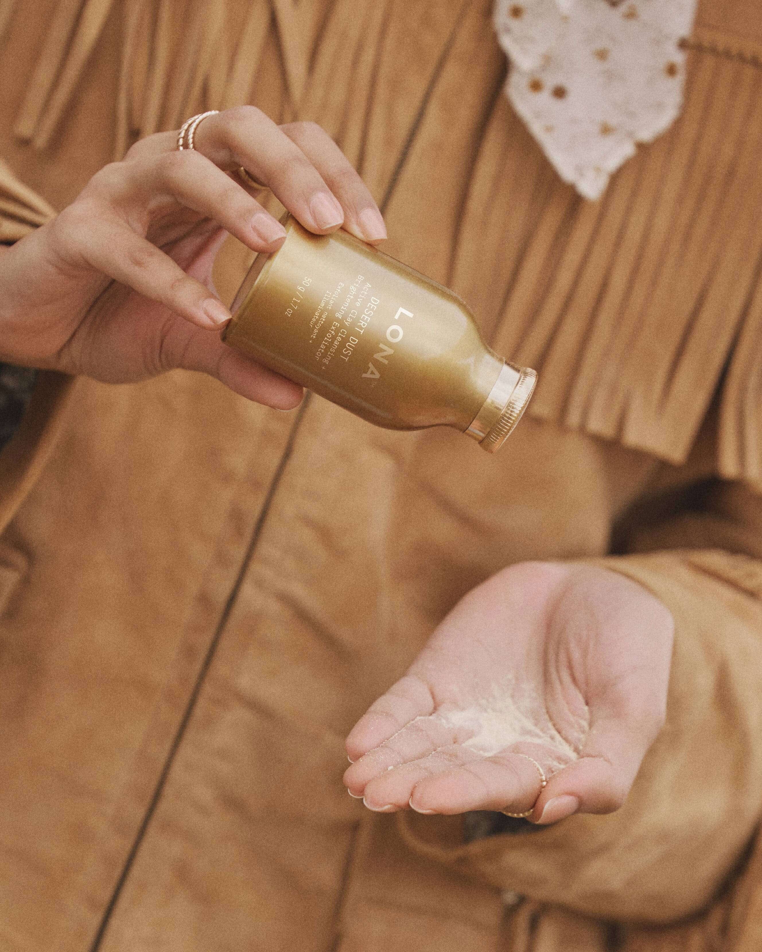 Lona Beauty Desert Dust Active Clay Cleansing + Brightening Exfoliator