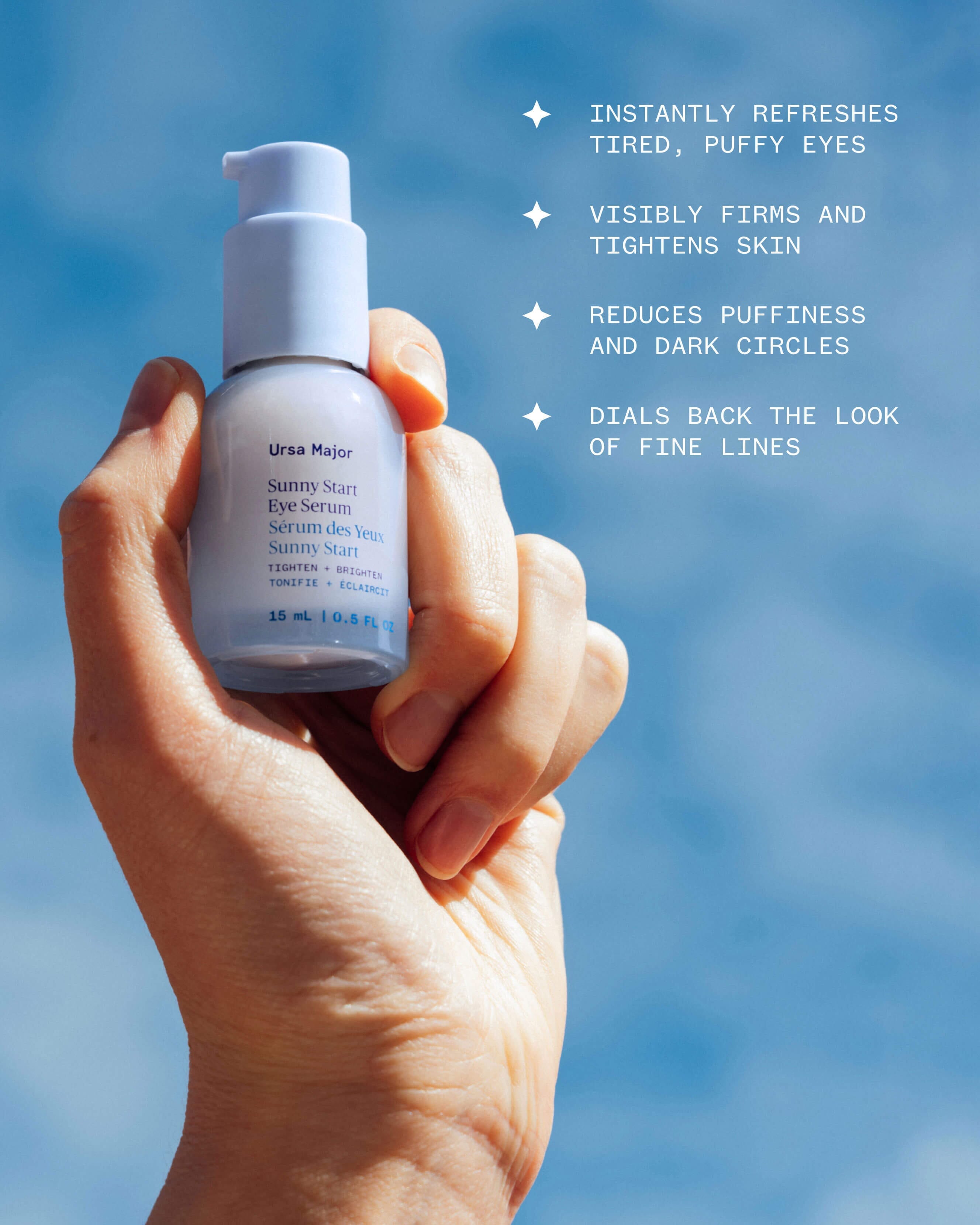 Ursa Major Sunny Start Eye Serum for Puffiness, Dark Circles & Fine Lines