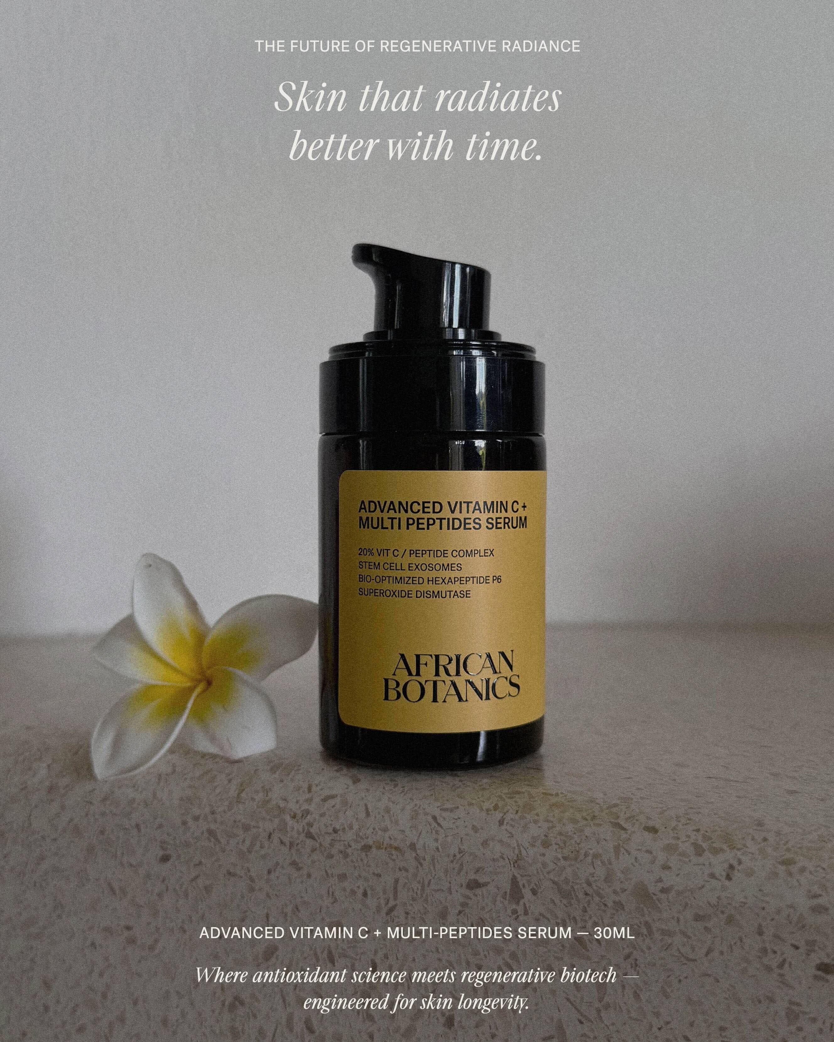 African Botanics Advanced Vitamin C + Multipeptides Serum