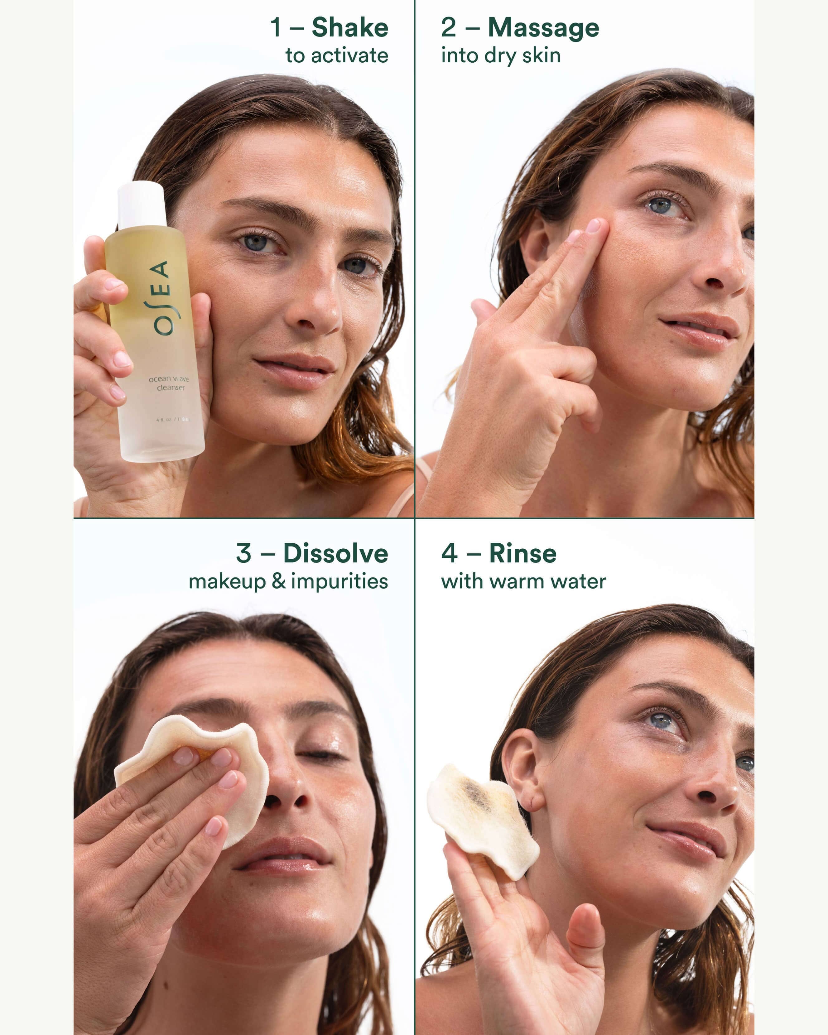 OSEA Ocean Wave Cleanser Bi - Phase Cleansing Oil and Makeup Remover