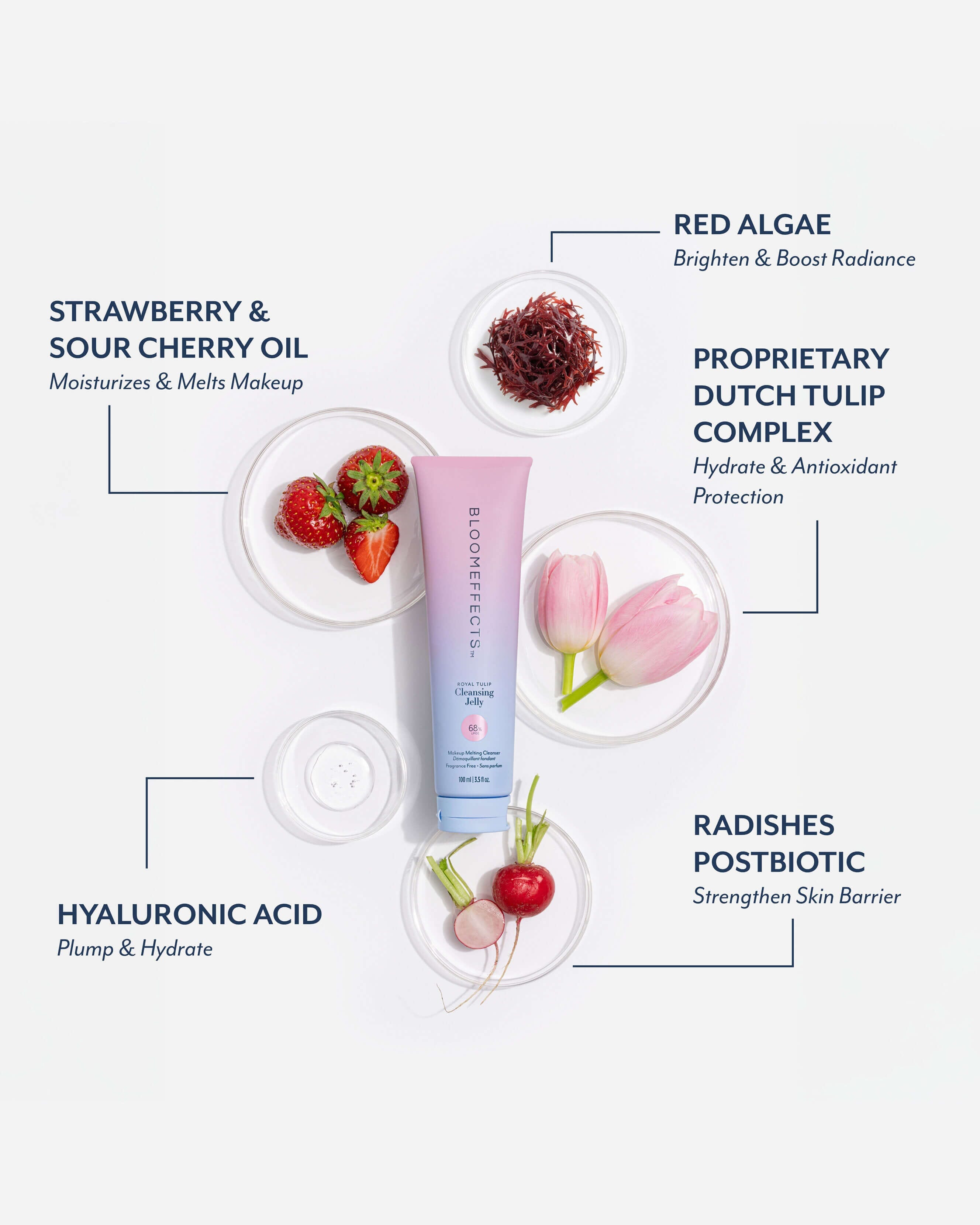 Bloomeffects Royal Tulip Makeup Melting Cleansing Jelly