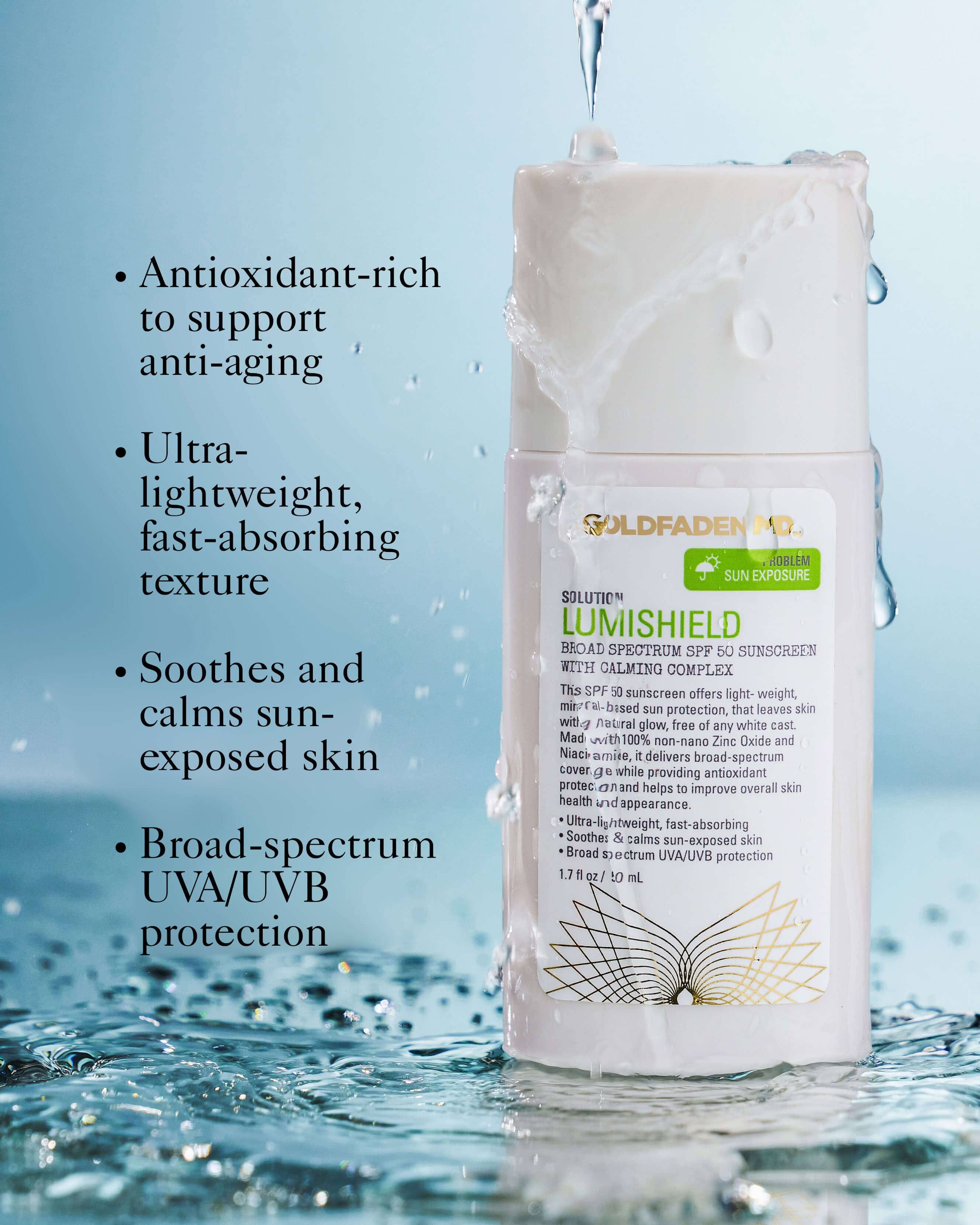 Goldfaden MD LumiShield Broad Spectrum SPF 50