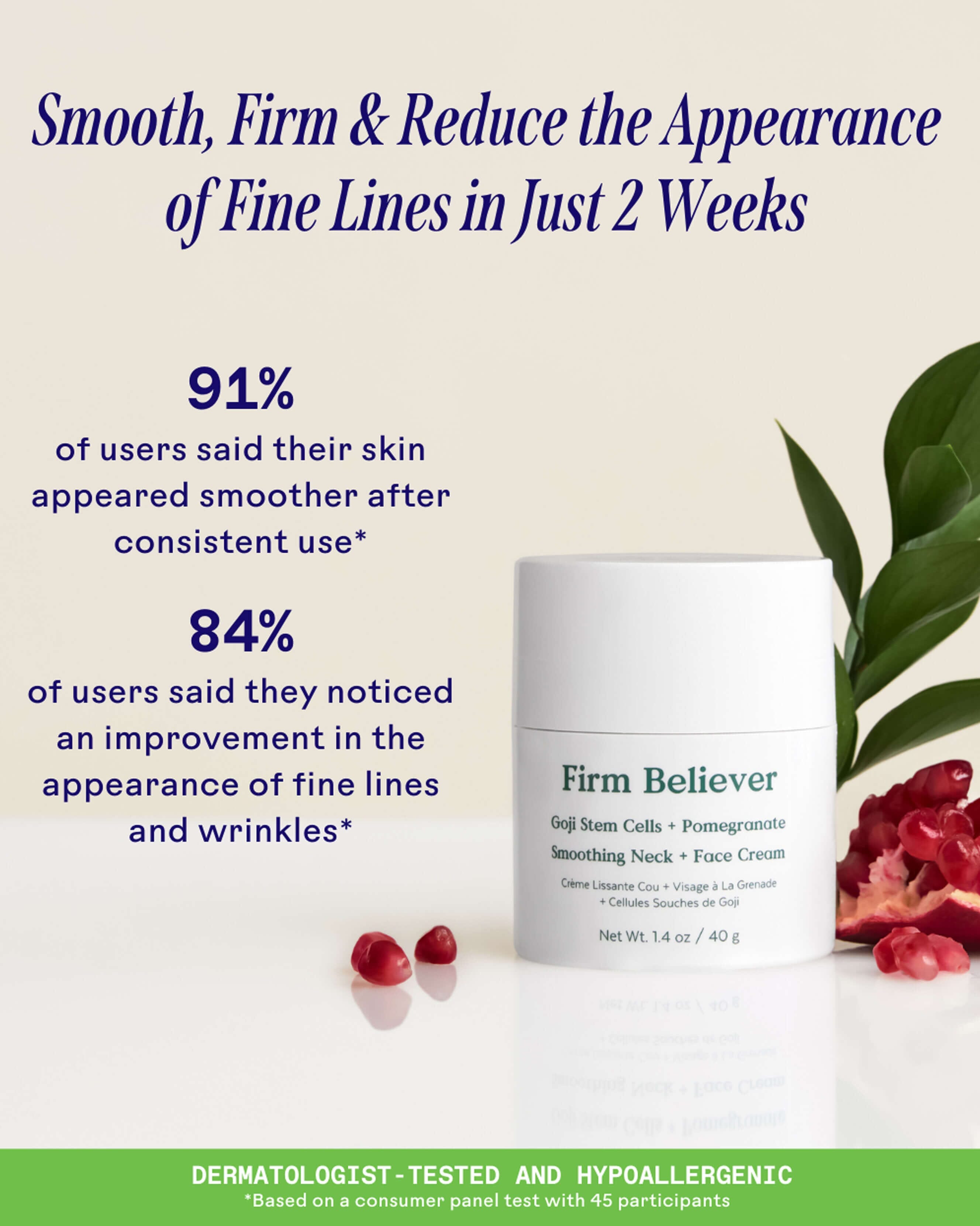 Three Ships Firm Believer Smoothing Neck + Face Cream
