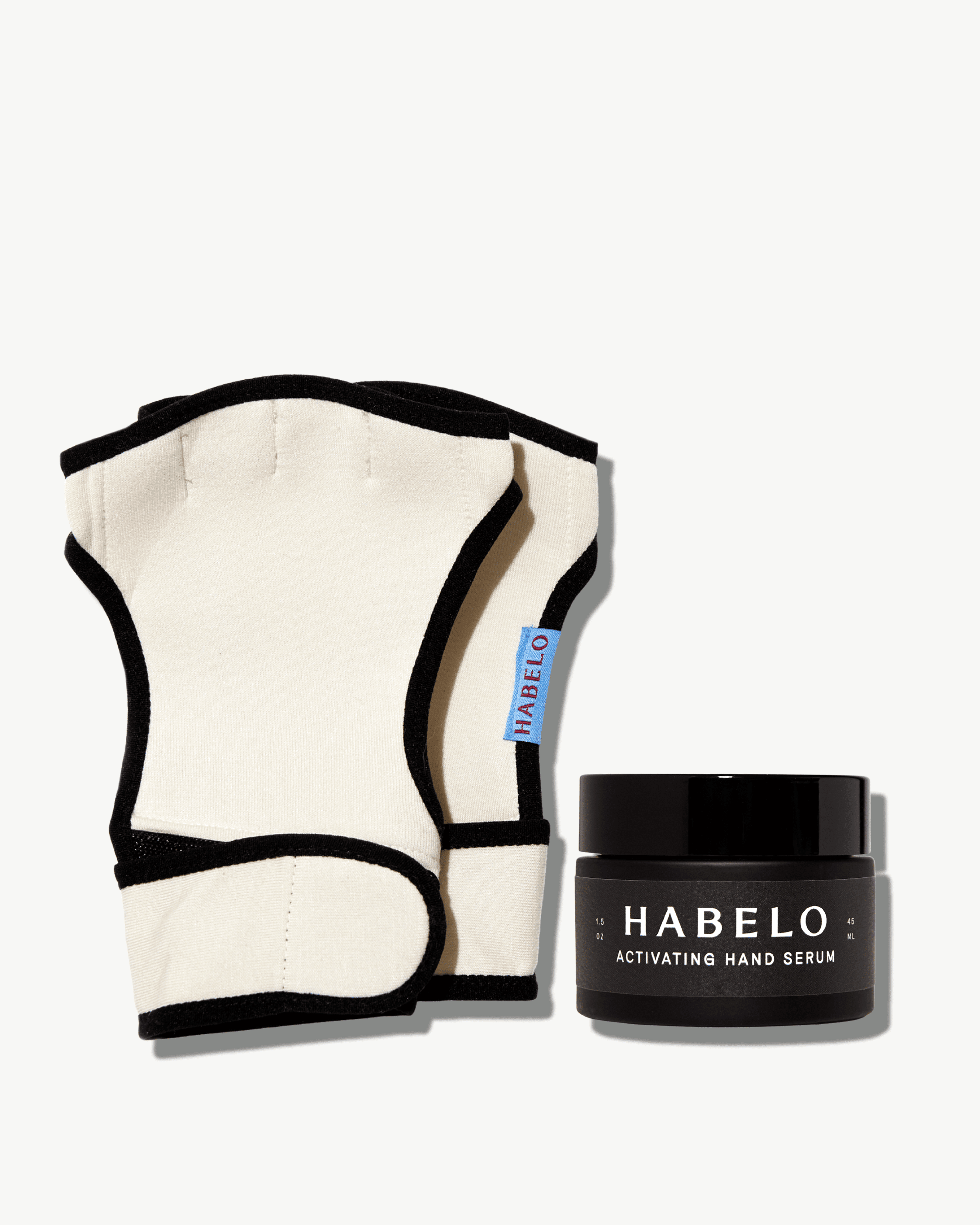 Habelo Beauty Power Pair: Activating Hand Serum + Treatment Boosting Gloves