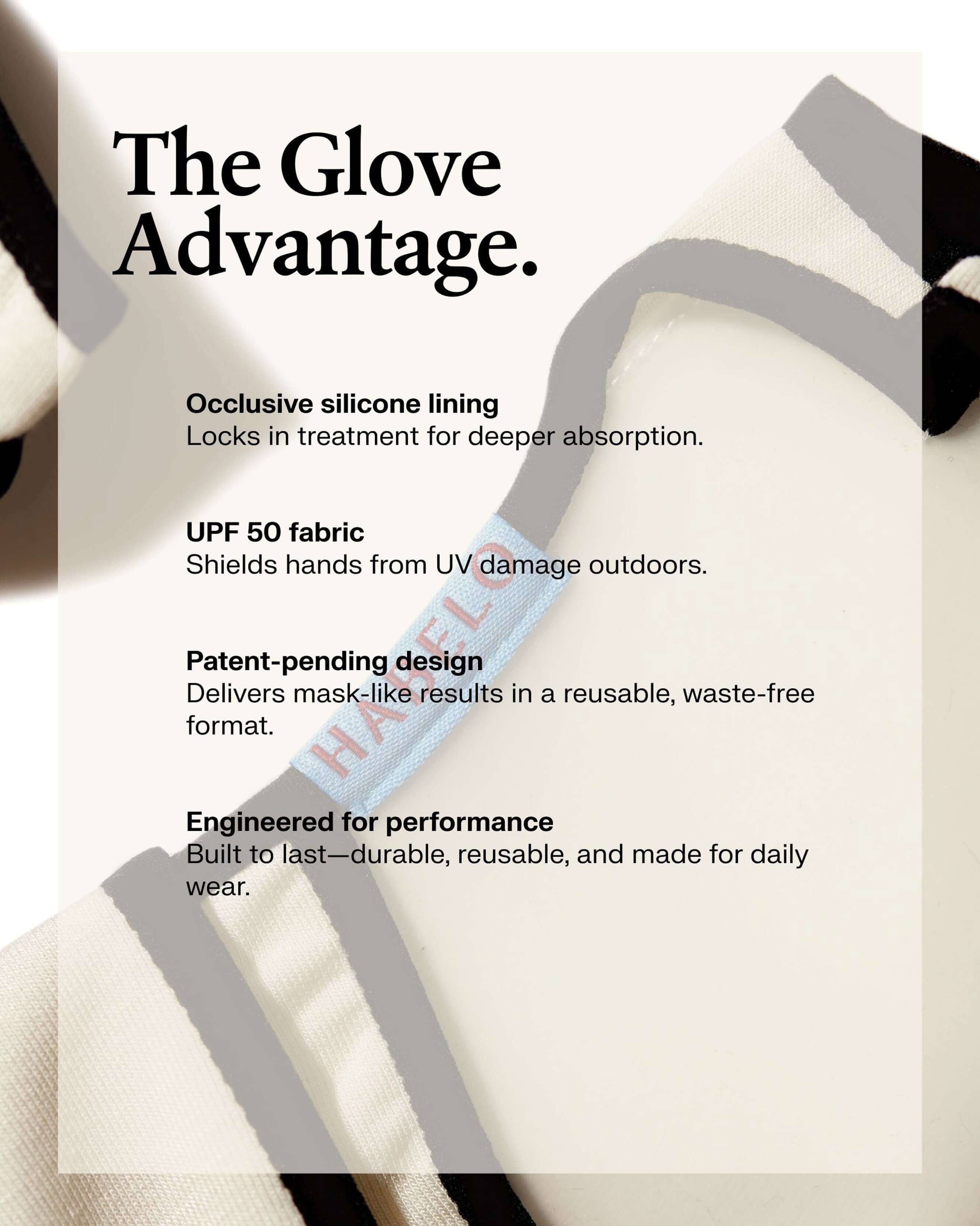 Habelo Beauty Power Pair: Activating Hand Serum + Treatment Boosting Gloves