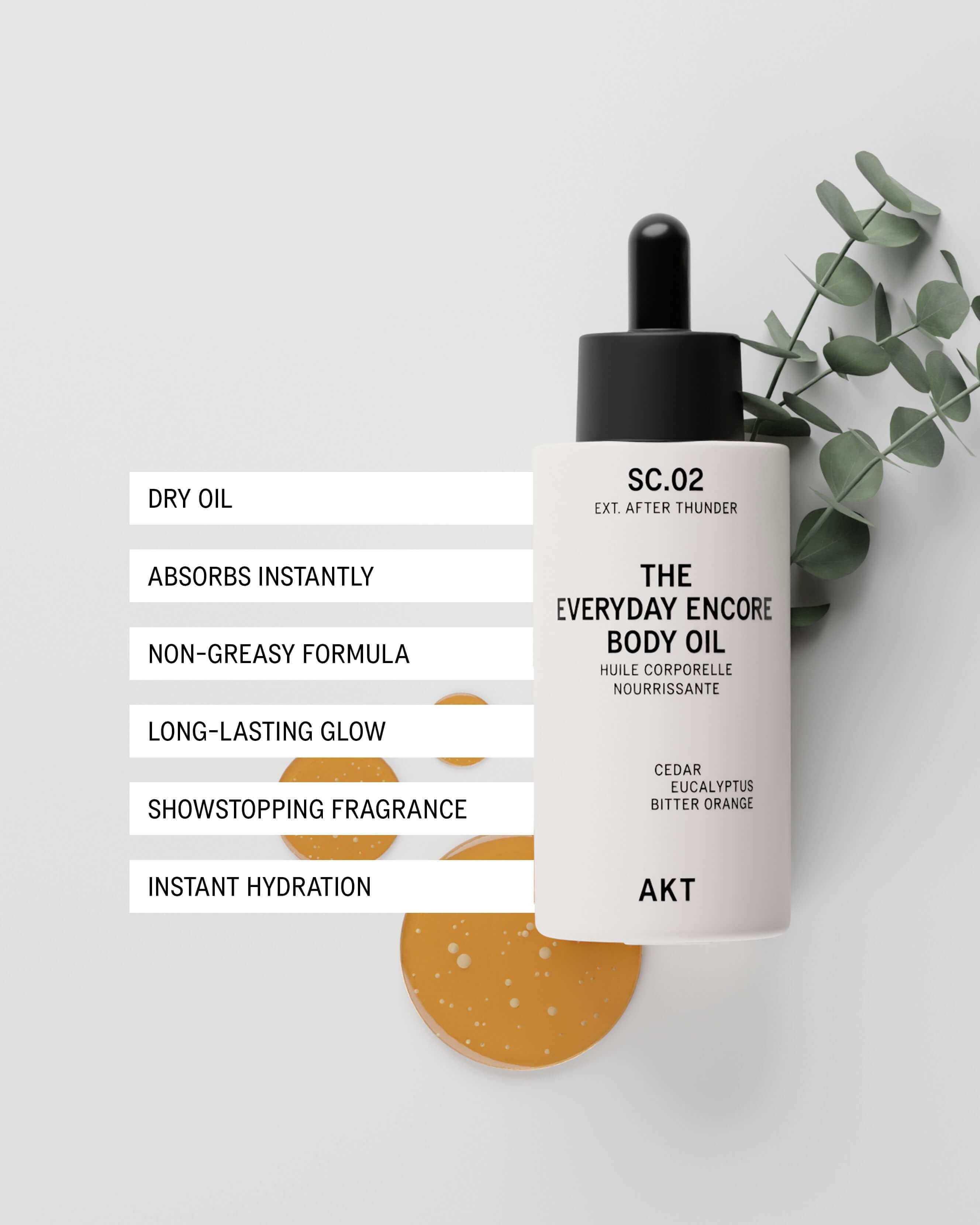 AKT The Everyday Encore Body Oil After Thunder