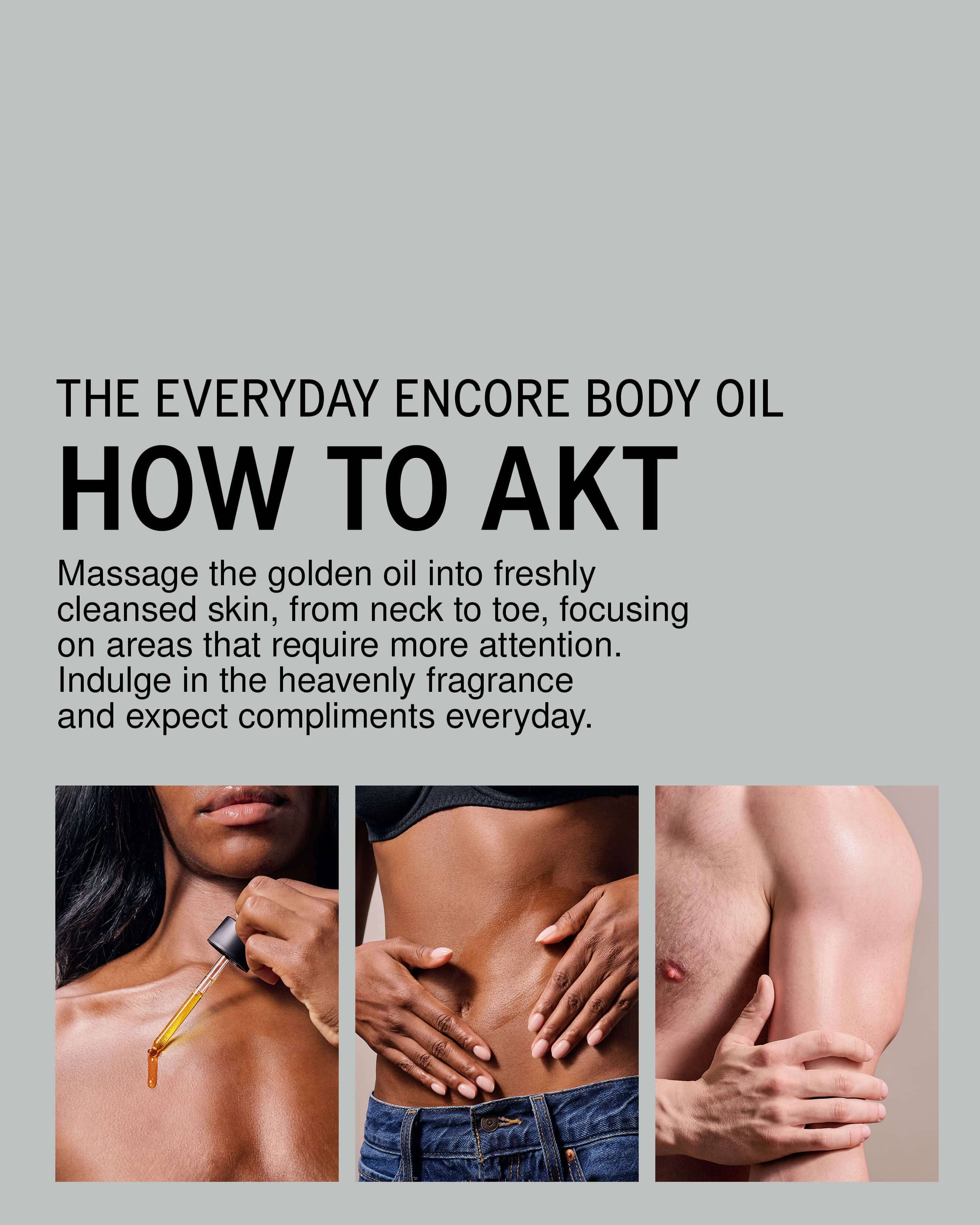 AKT The Everyday Encore Body Oil After Thunder