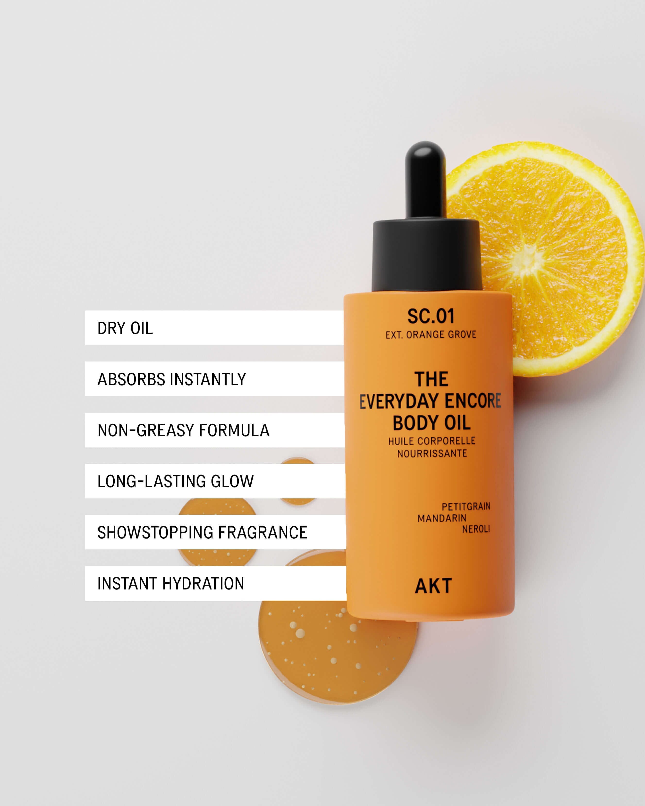AKT The Everyday Encore Body Oil Orange Grove
