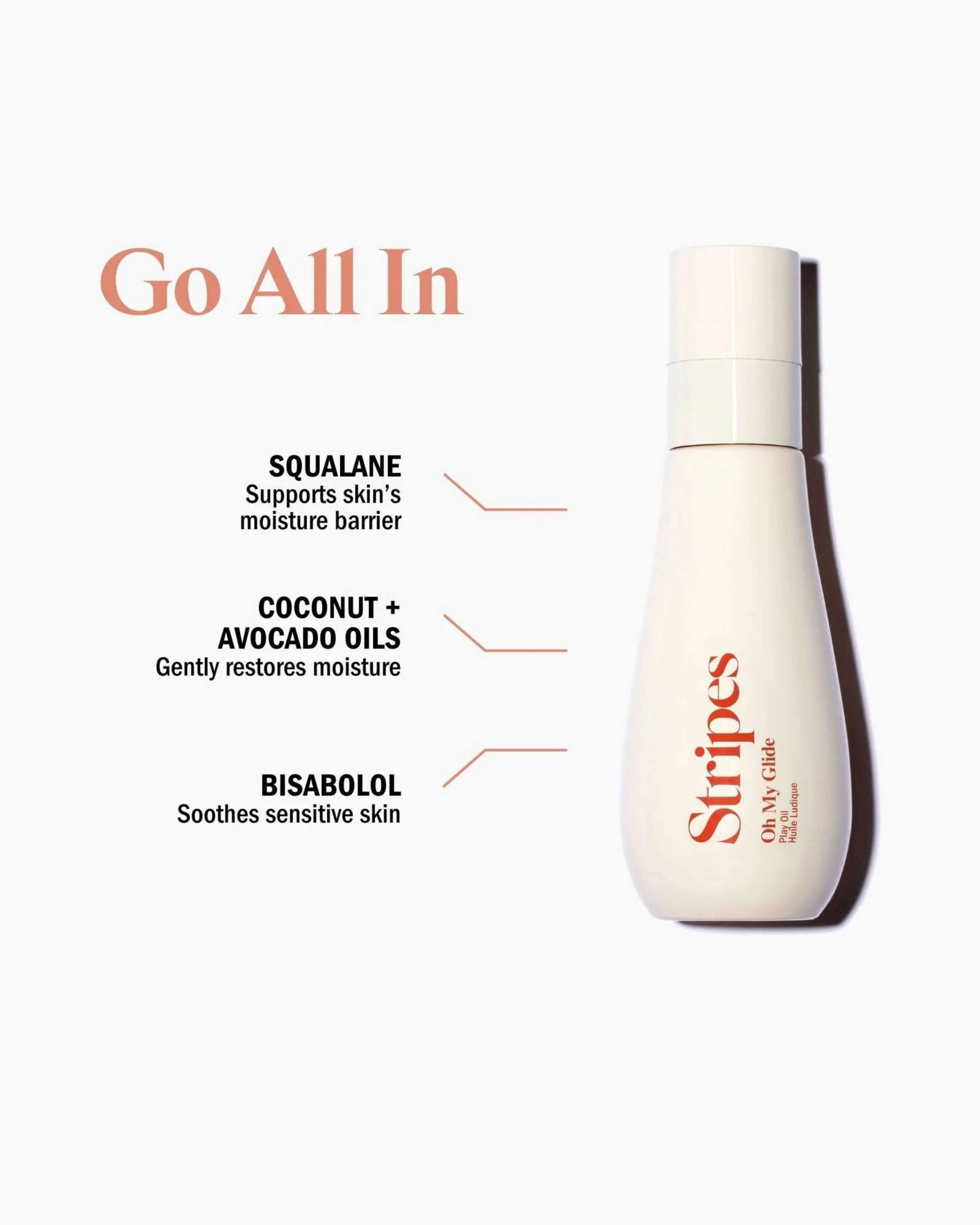 Stripes Beauty Oh My Glide: Intimate Play Oil