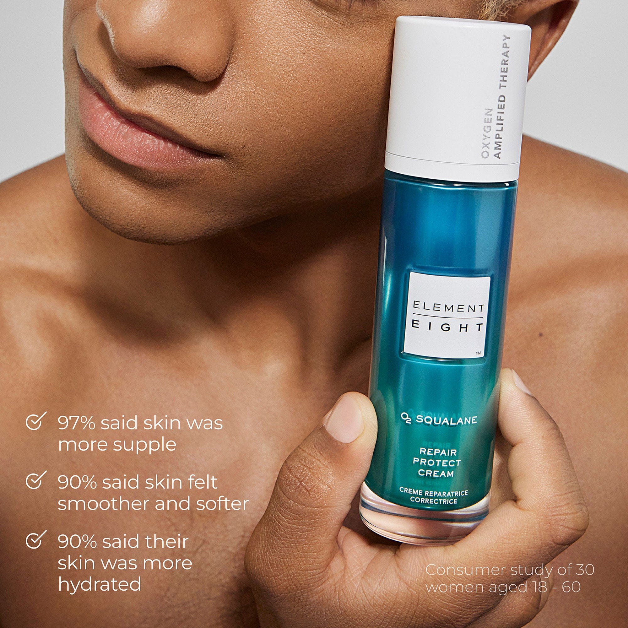 Element Eight O2 Squalane Repair Protect Moisturizer for Redness and Post - Procedure Skin Repair