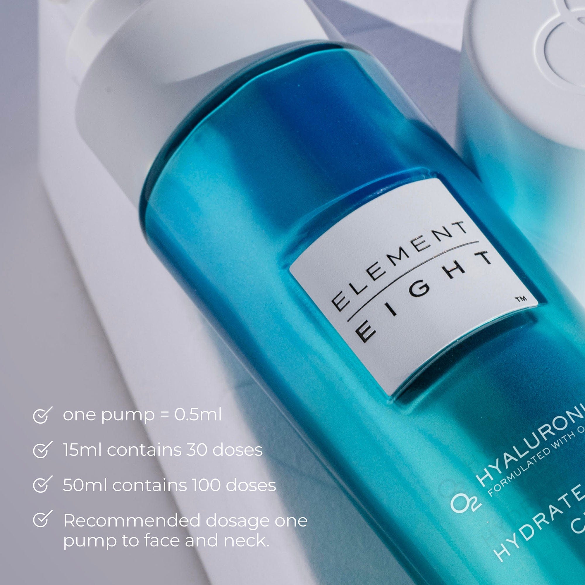 Element Eight O2 Hyaluronic Acid Hydrate Correct Moisturizer for Dry Skin