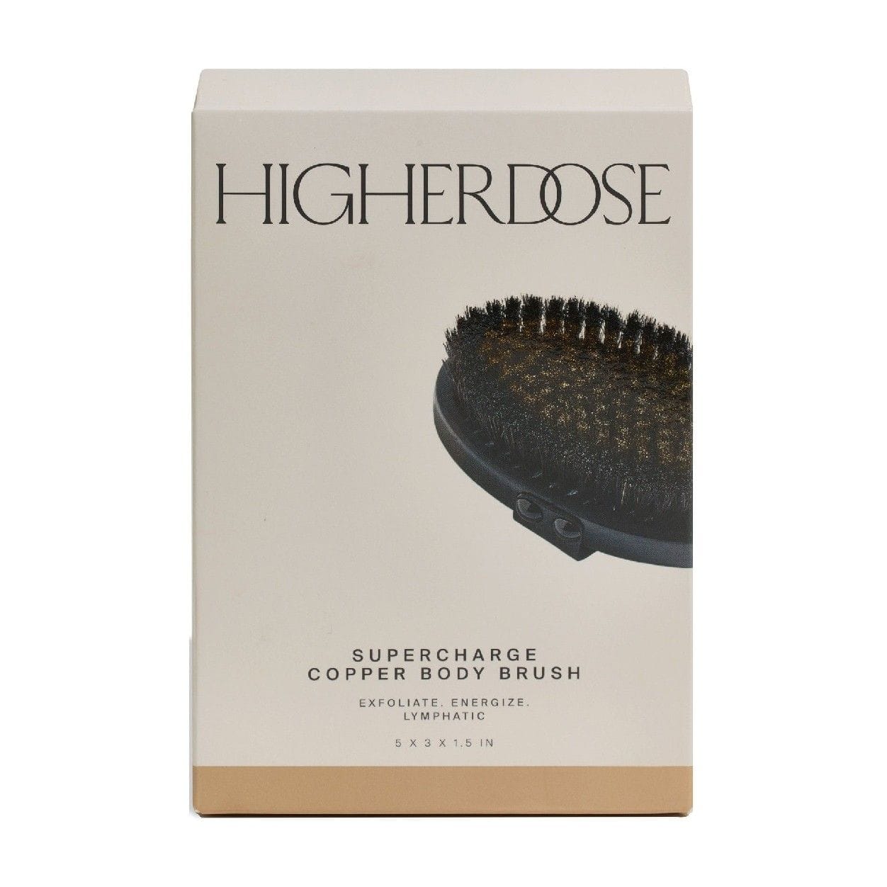 Higherdose Supercharge Copper Body Brush