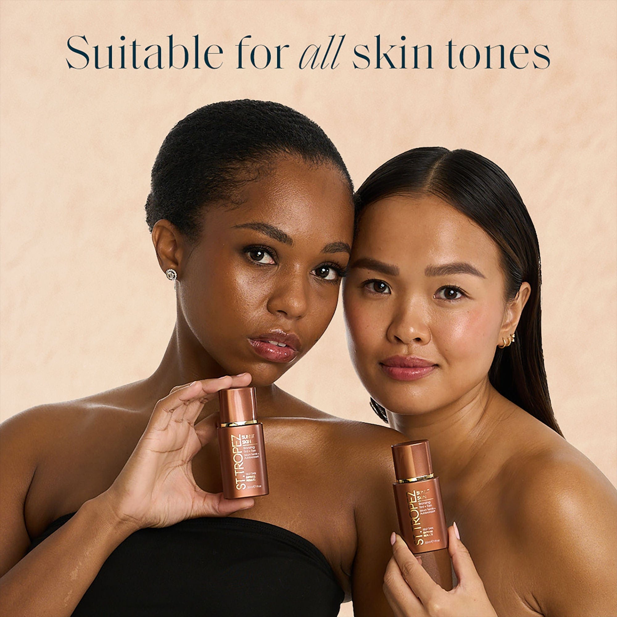 St. Tropez Sunlit Skin Bronzing Tint and Self Tan Face Serum