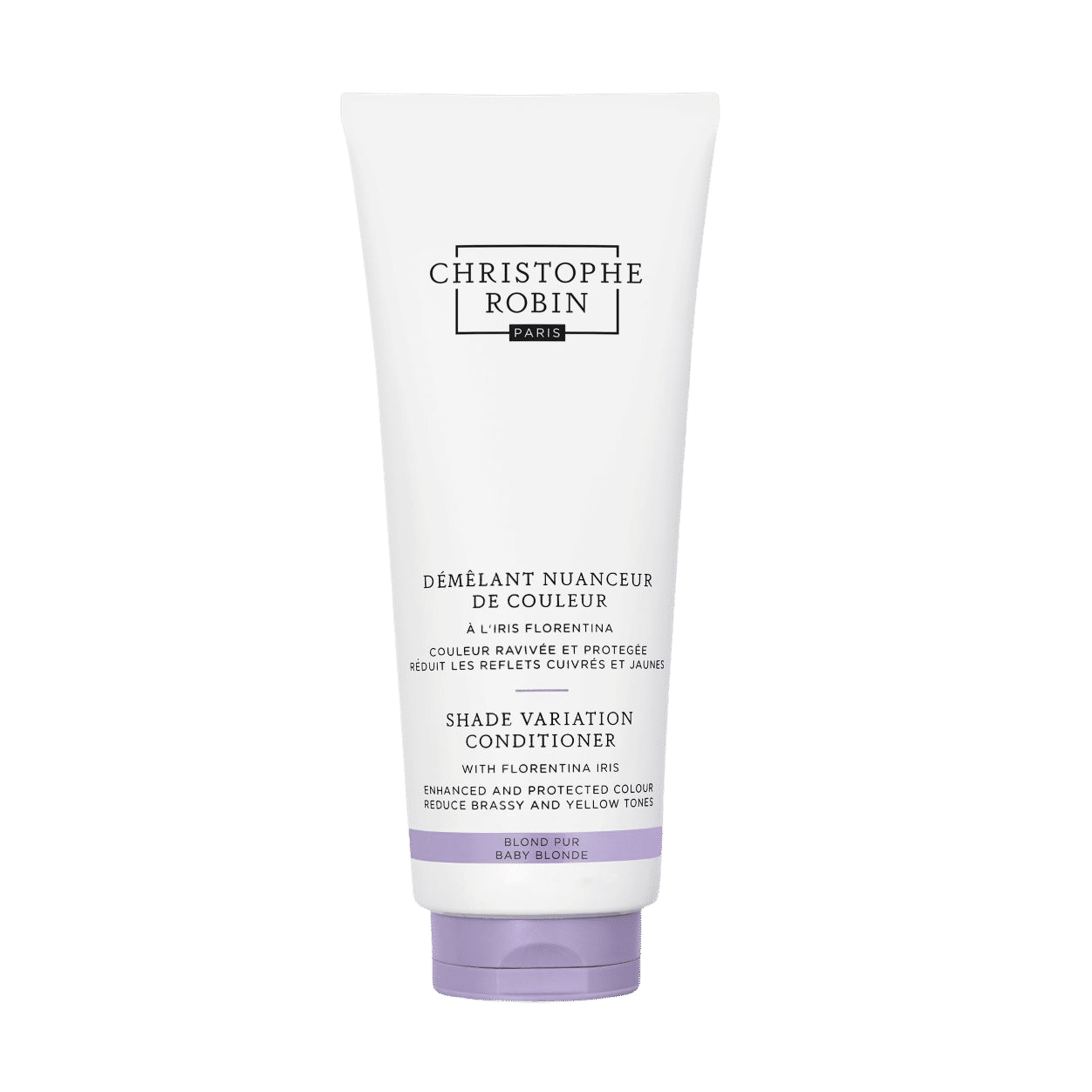 Christophe Robin Shade Variation Conditioner With Florentina Iris Baby Blonde