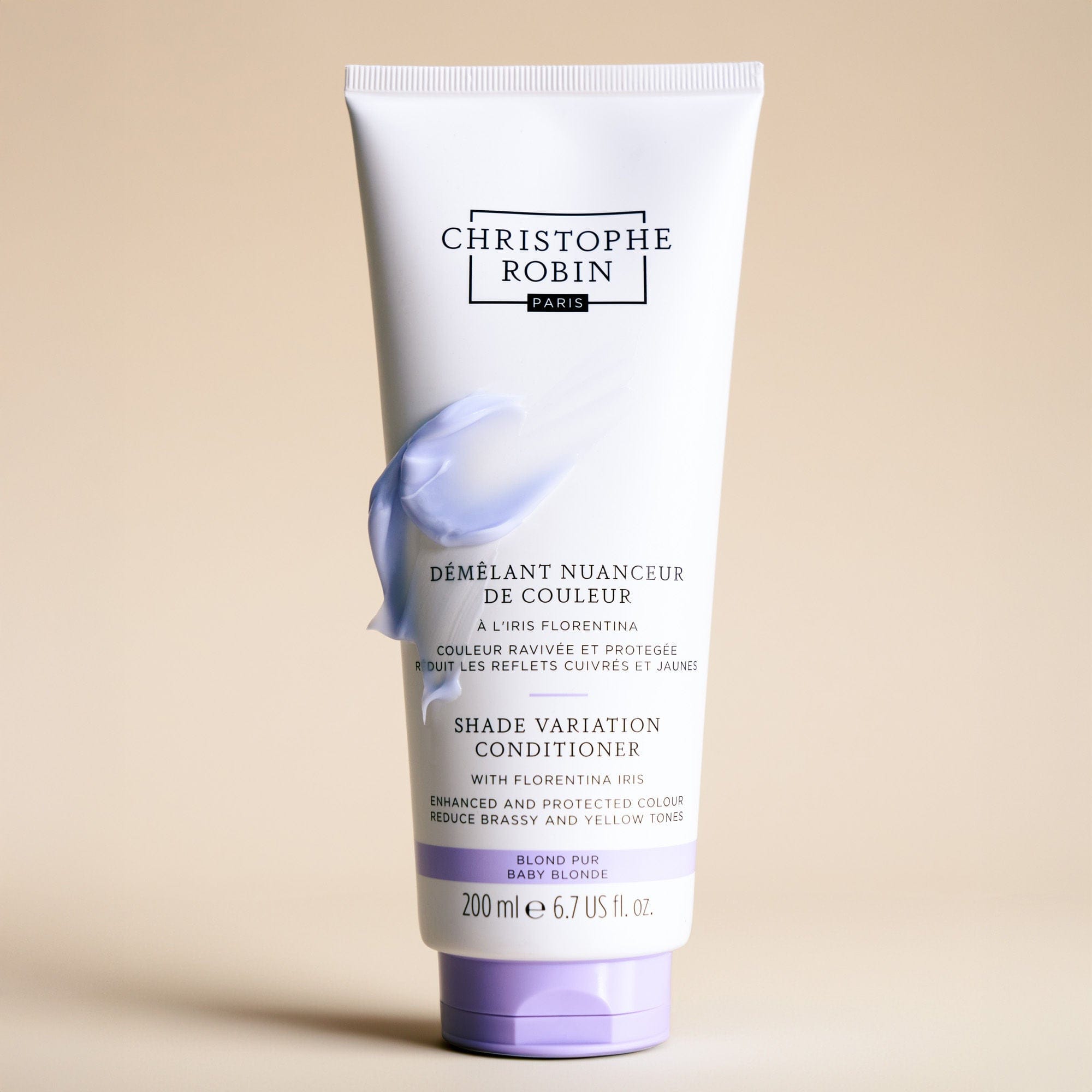 Christophe Robin Shade Variation Conditioner With Florentina Iris Baby Blonde
