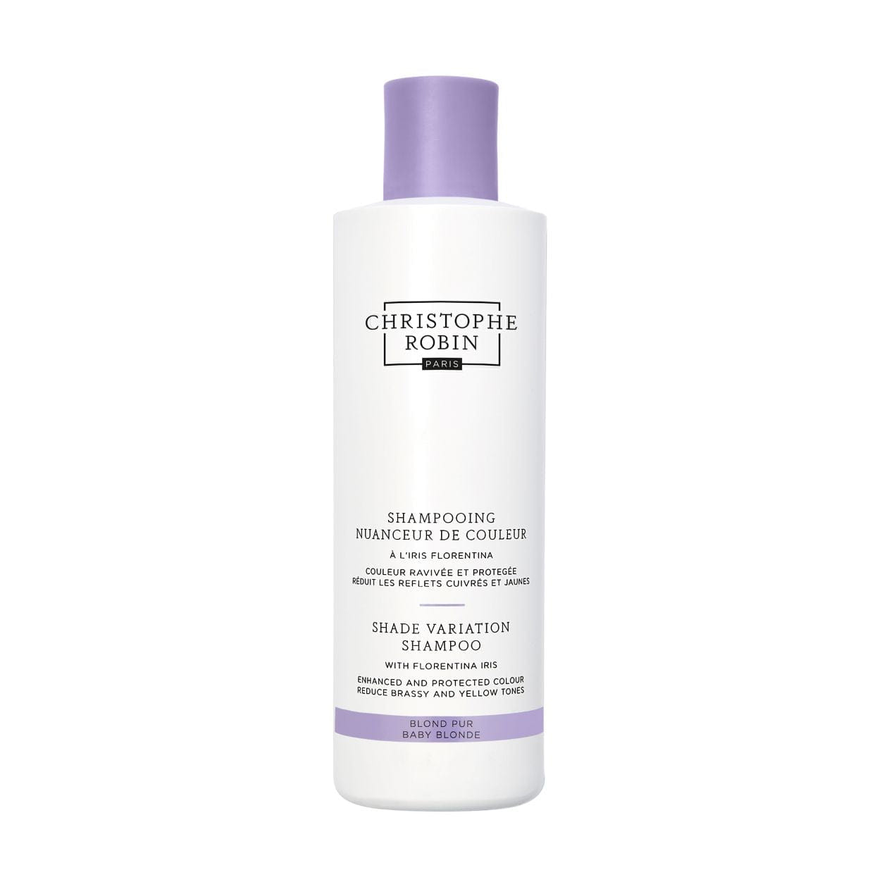 Christophe Robin Shade Variation Shampoo With Florentina Iris Baby Blonde