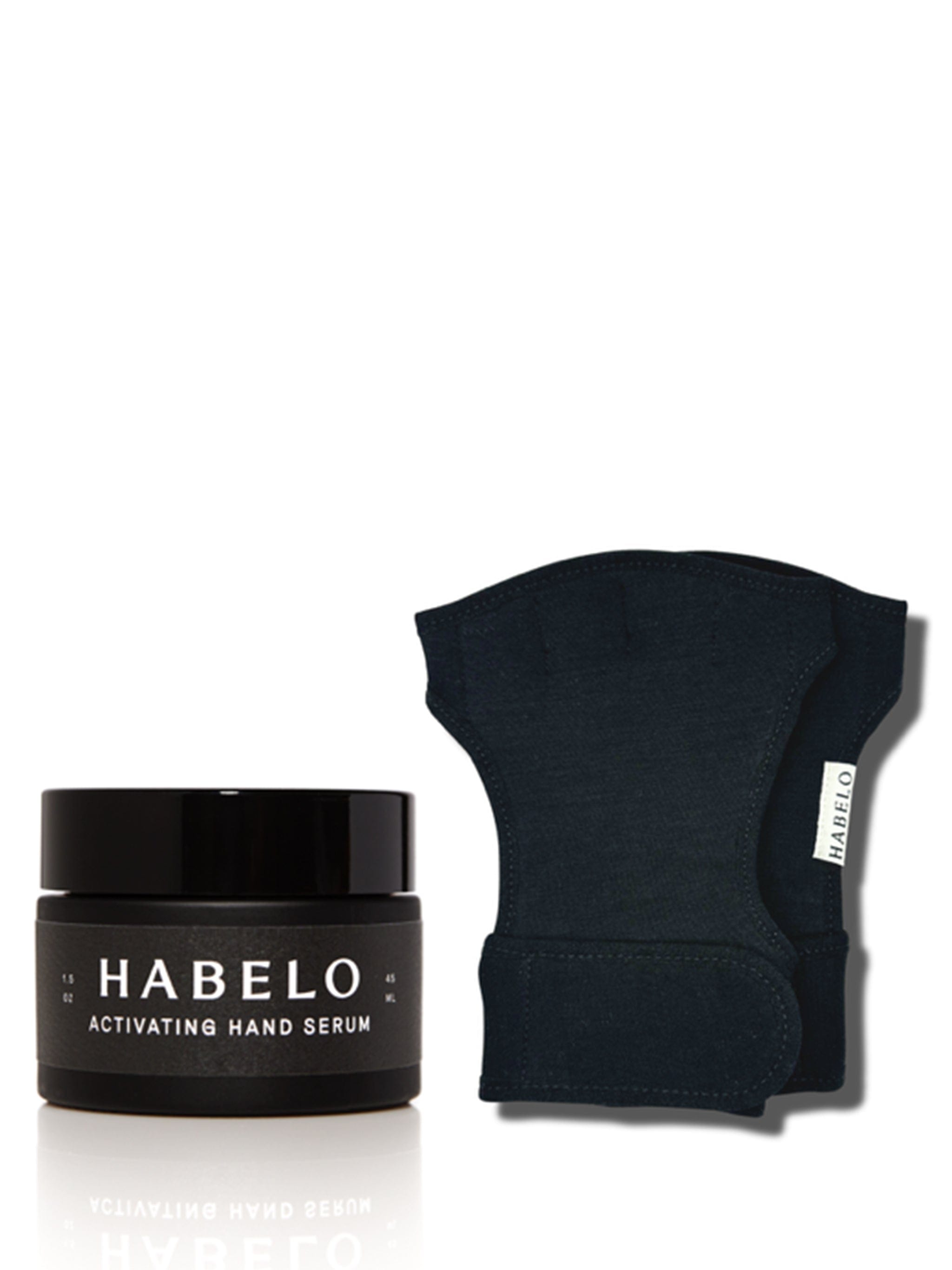 Habelo Power Pair: Activating Hand Serum + Treatment - Boosting Gloves