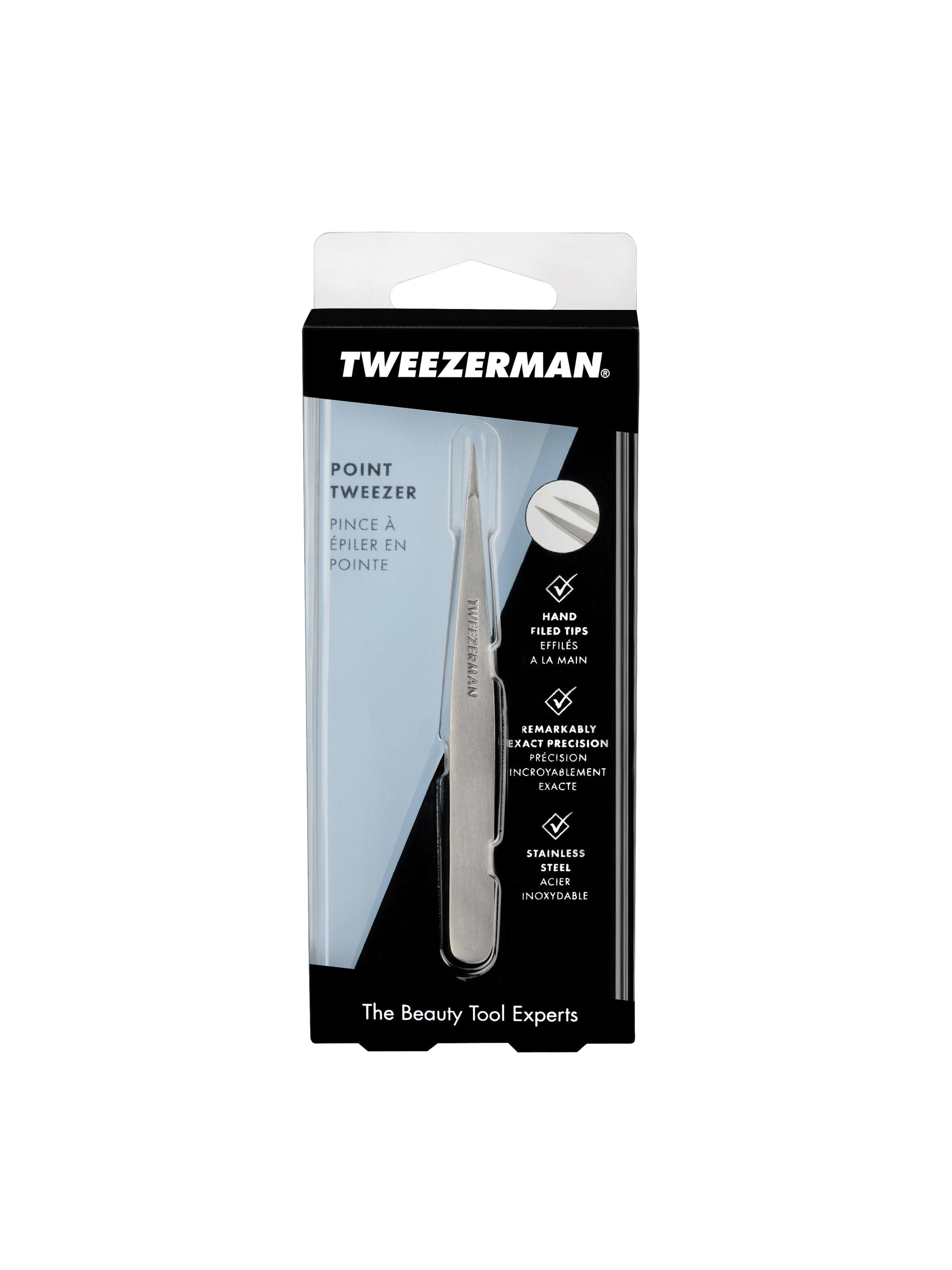 Tweezerman Point Tweezer Classic Stainless Steel