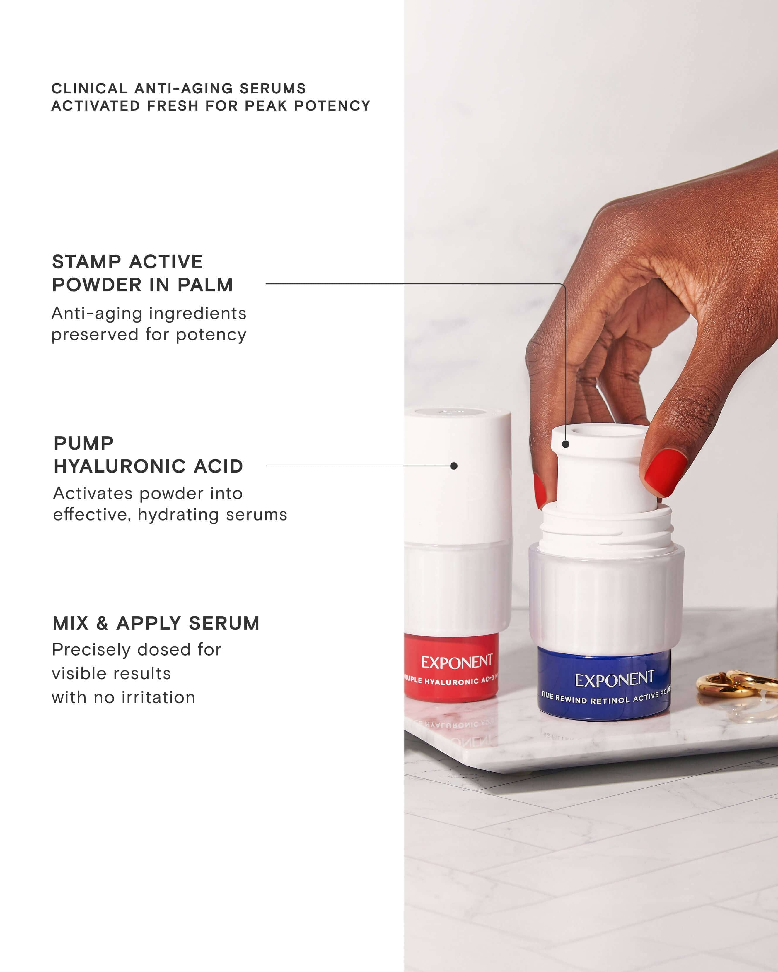 Exponent Beauty Time Rewind Retinol Powder Refill