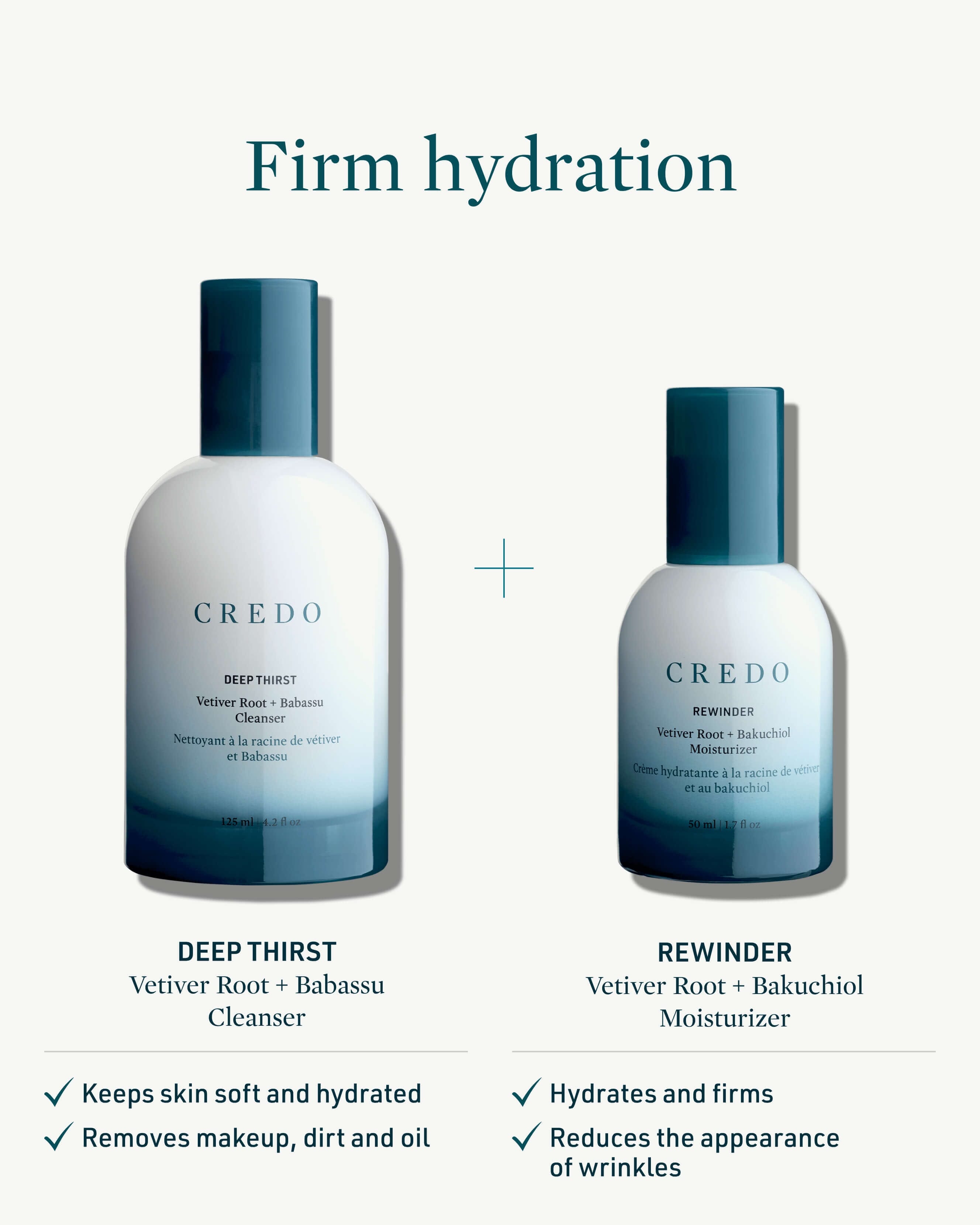 Credo Skincare Firm Hydration Set