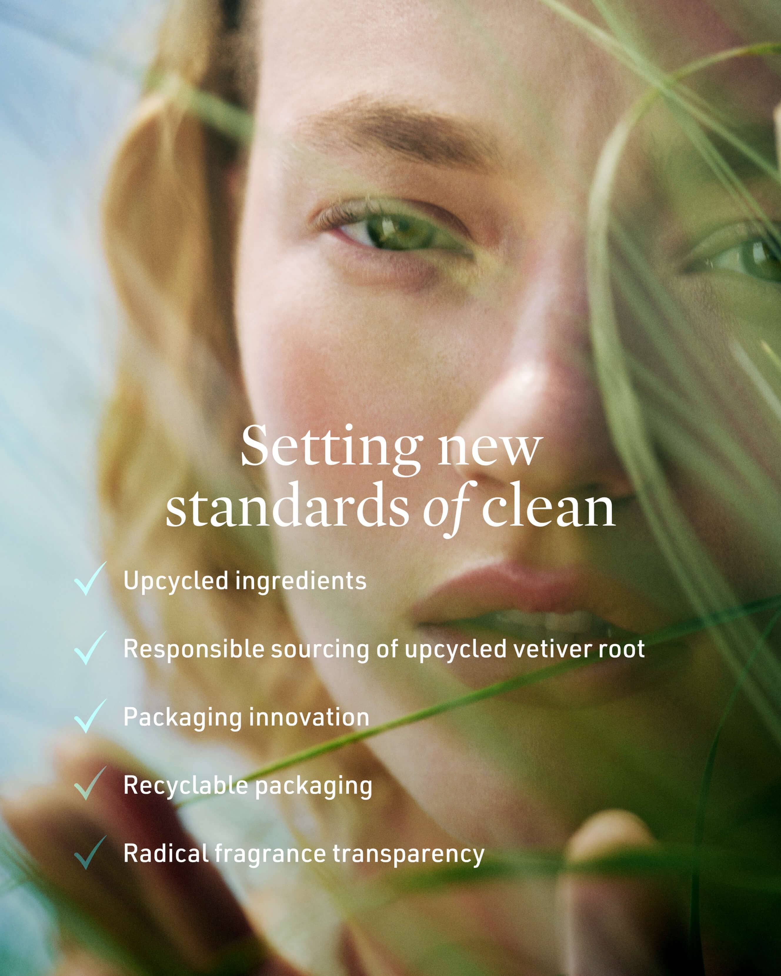 Credo Skincare True Timeout Vetiver Root + Calming Botanicals Cleanser for Sensitive Skin