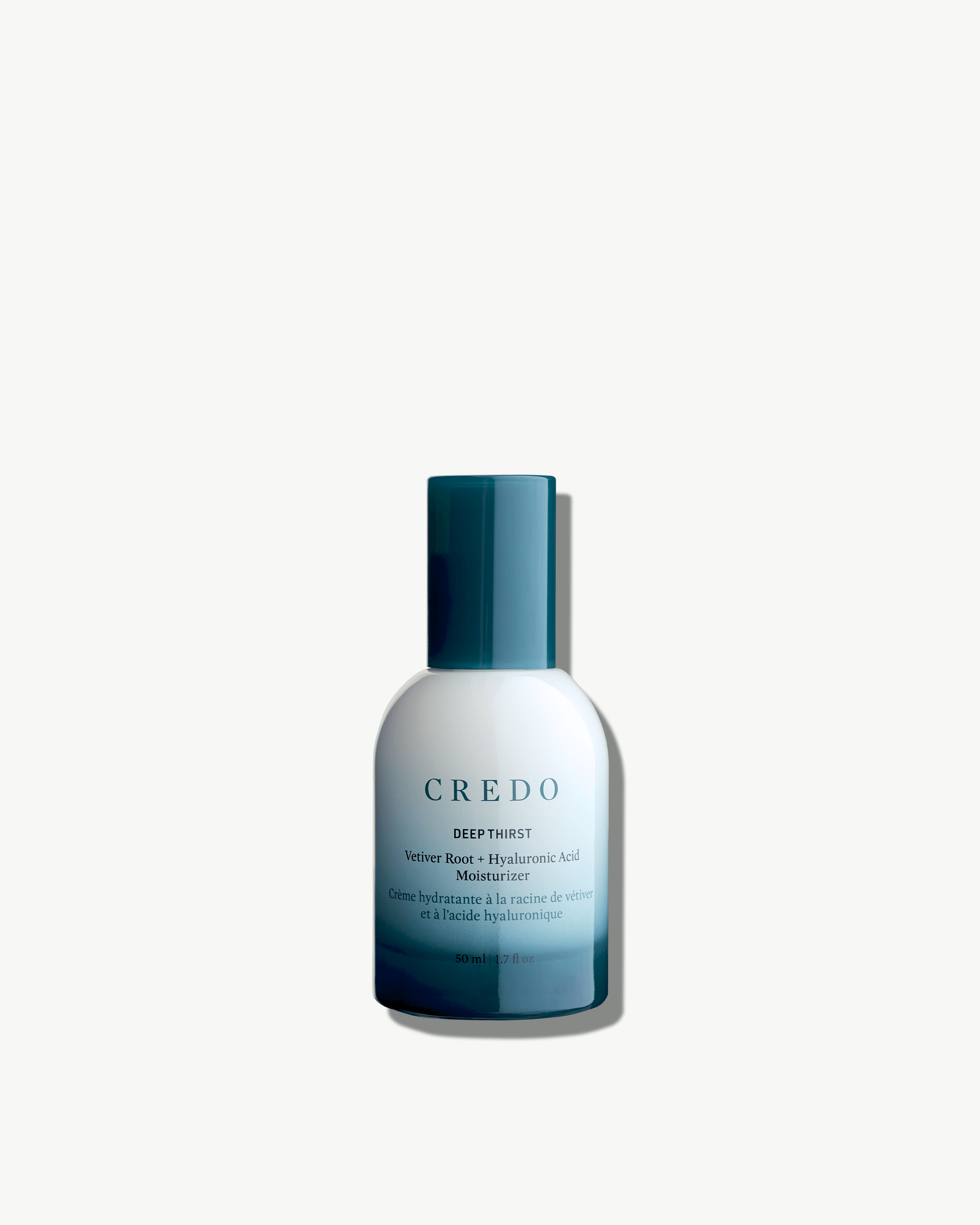 Credo Skincare Deep Thirst Vetiver Root + Hyaluronic Acid Moisturizer for Dry Skin