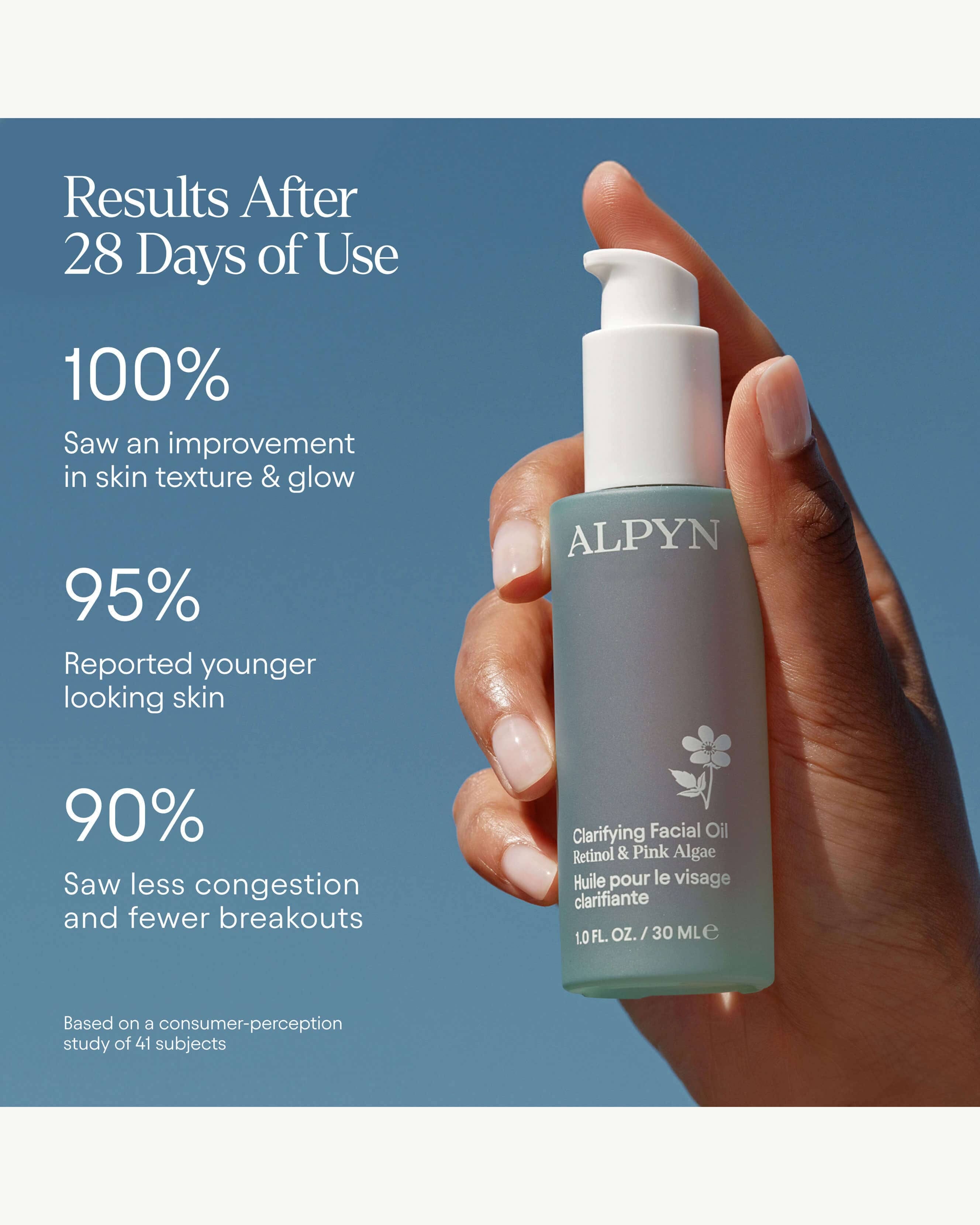 Alpyn Beauty Clarifying Facial Oil with Retinol & Pink Algae