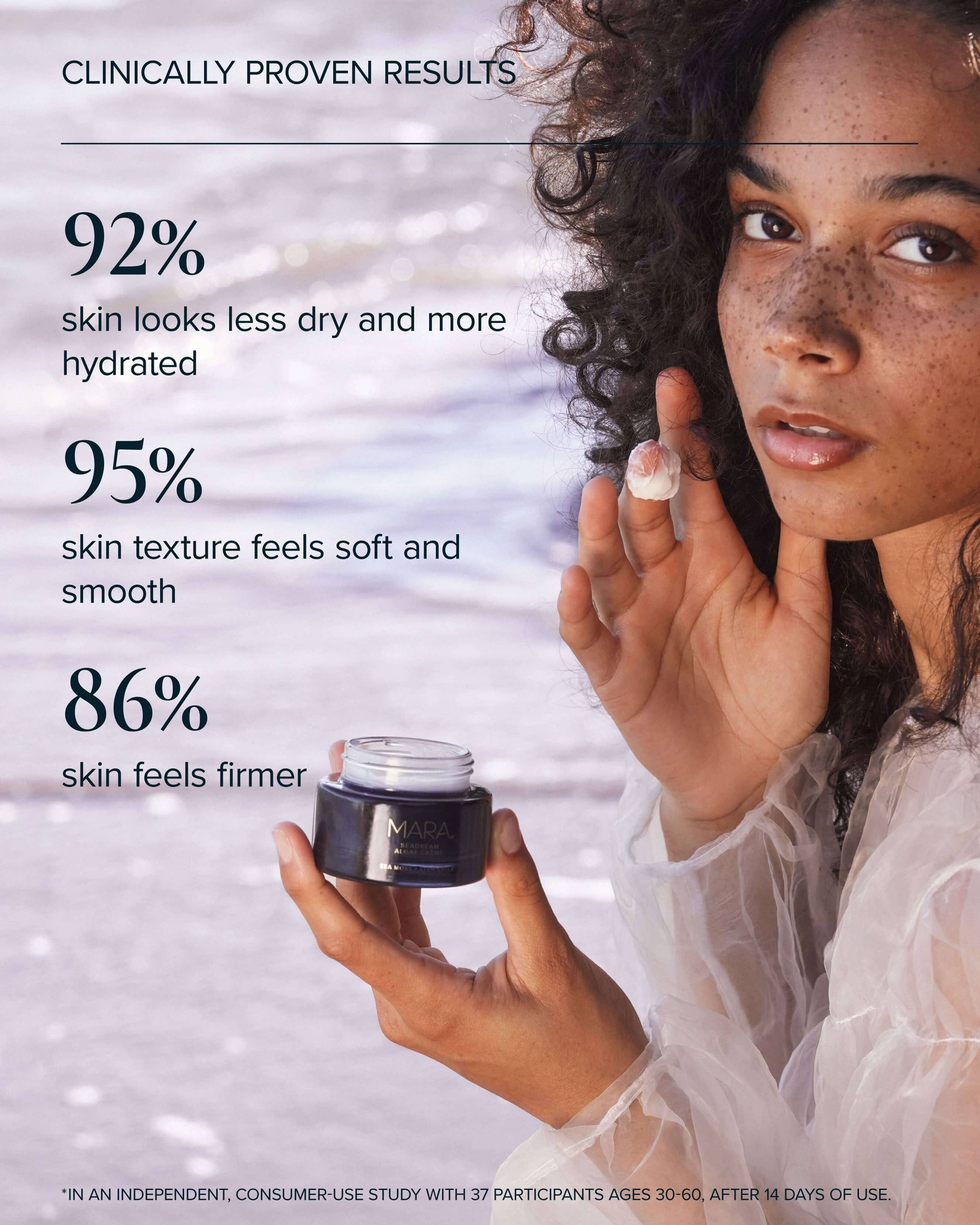 MARA SeaDream Algae Creme Moisturizer for Firming & Tightening with Sea Moss + Peptides