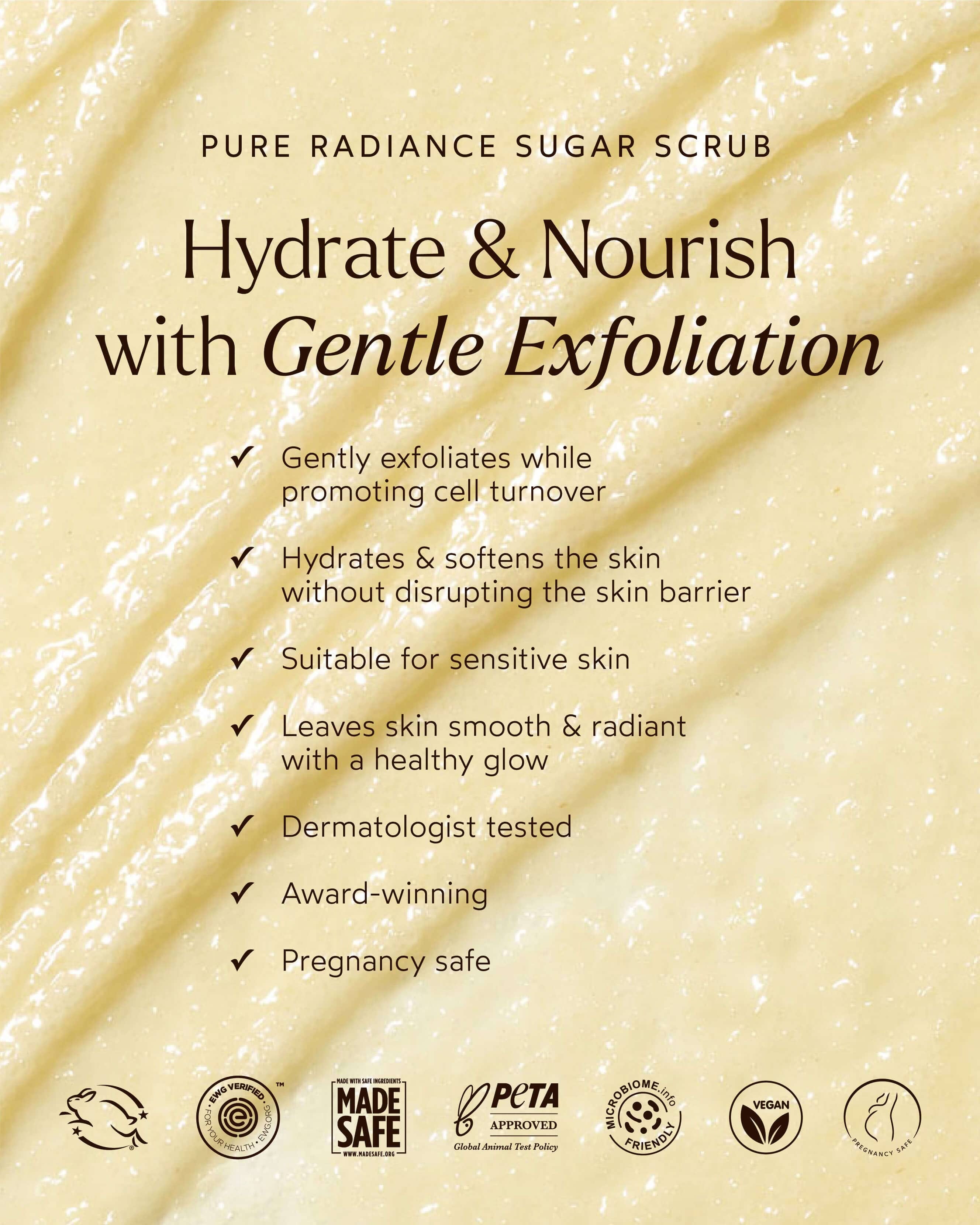 True Botanicals Pure Radiance Sugar Scrub